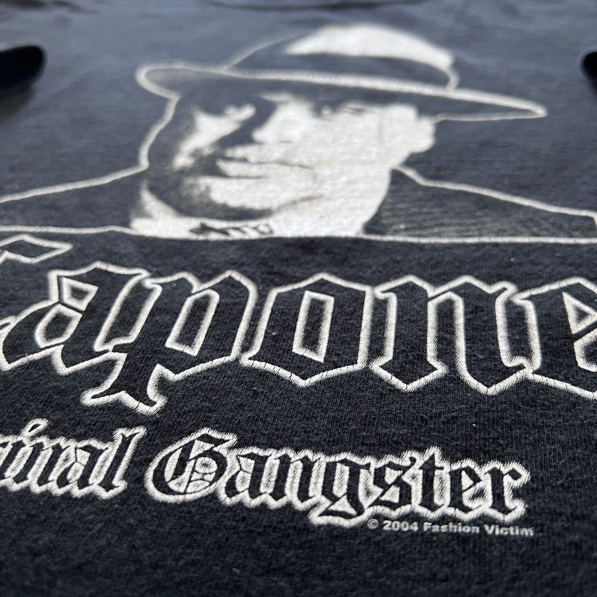 Vintage Vintage Y2K Al Capone Mafia Fashion victim Tee 2XL Movie Size US XXL / EU 58 / 5 - 3 Thumbnail