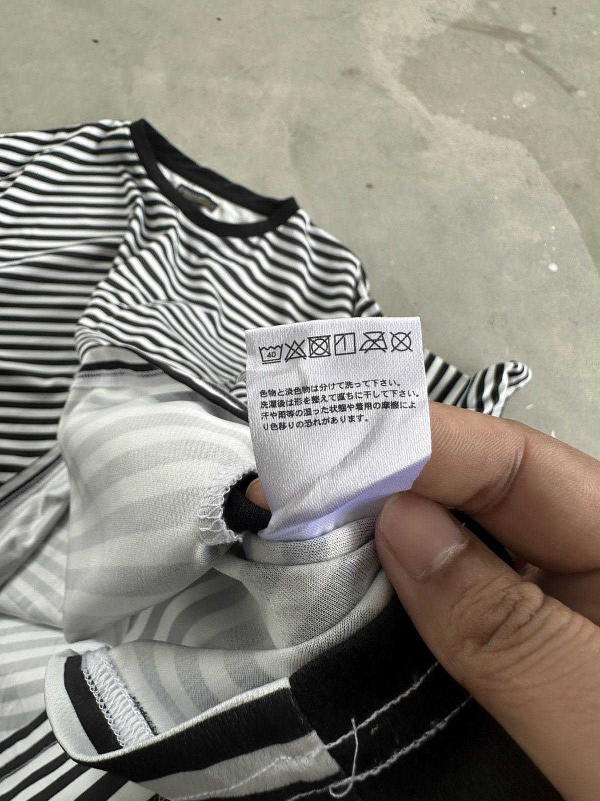 Hiroko Koshino Homme HEART OF LION KING HIROKO KOSHINO STRIPES STREET JERSEY Size US XXL / EU 58 / 5 - 6 Thumbnail