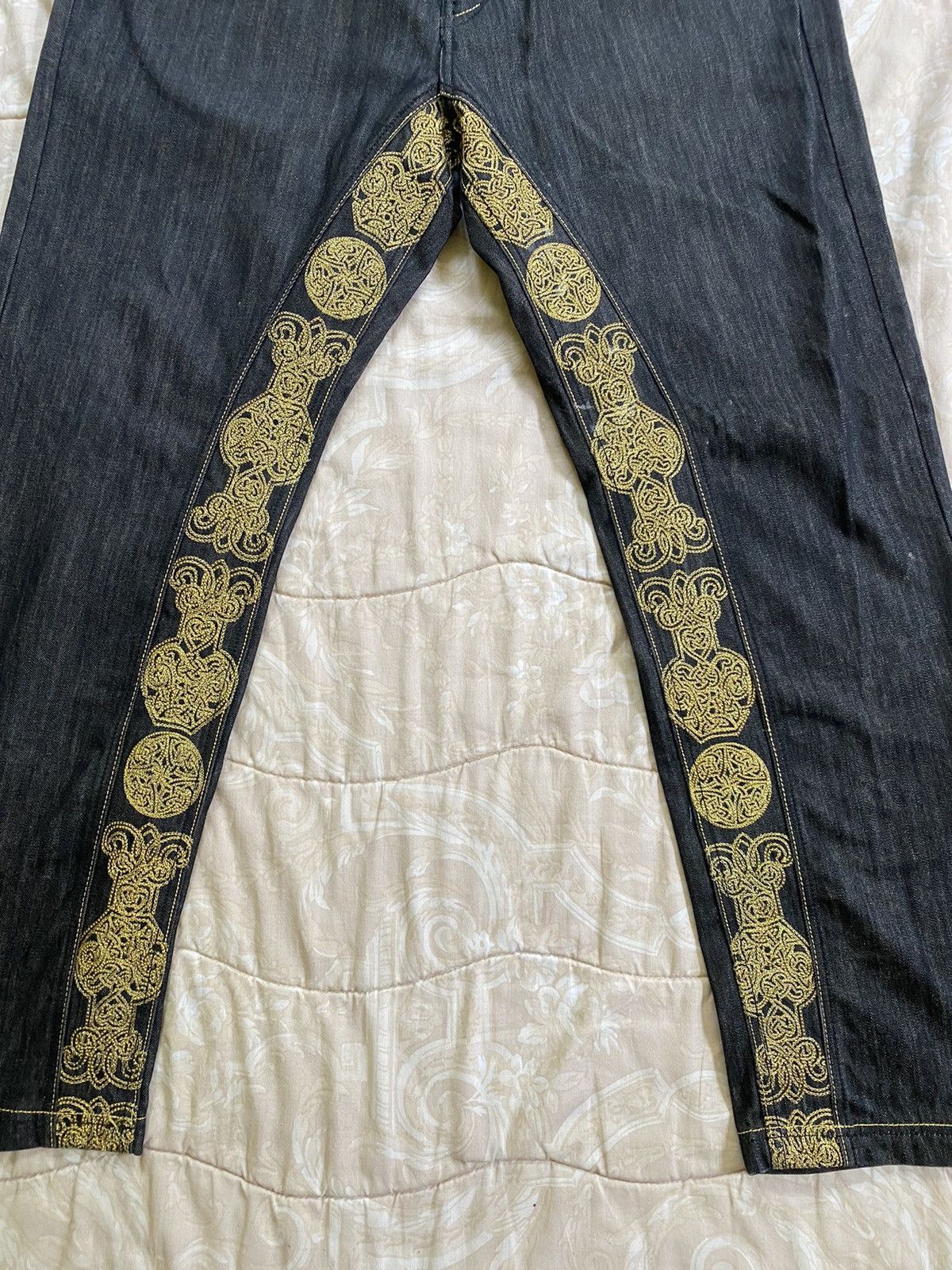 JNCO × Southpole × Vintage Rare Vintage Y2K Crownholder Baggy Cybergoth Jeans Size US 38 / EU 54 - 3 Thumbnail