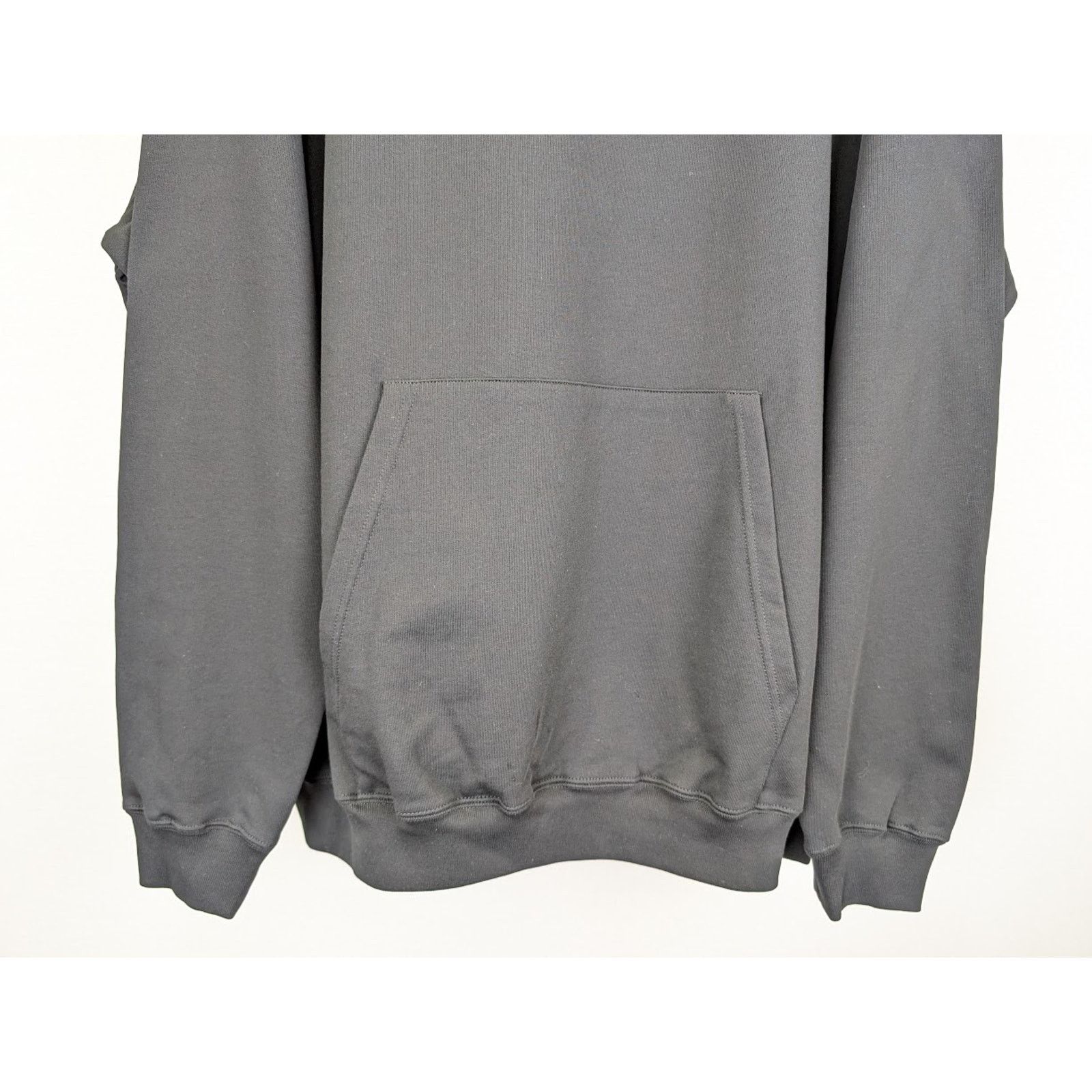 Balenciaga o1rshd1 Moll Bouclet Large Fit Hoodie in Black/White Size US M / EU 48-50 / 2 - 5 Thumbnail
