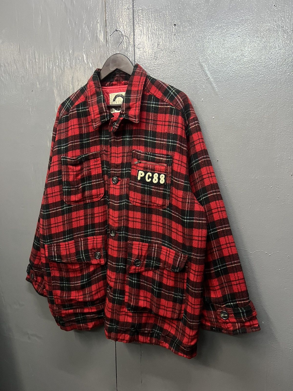 PERSON'S Vintage 1988 Person's Wool Plaid Tartan Jacket Size US L / EU 52-54 / 3 - 2 Thumbnail