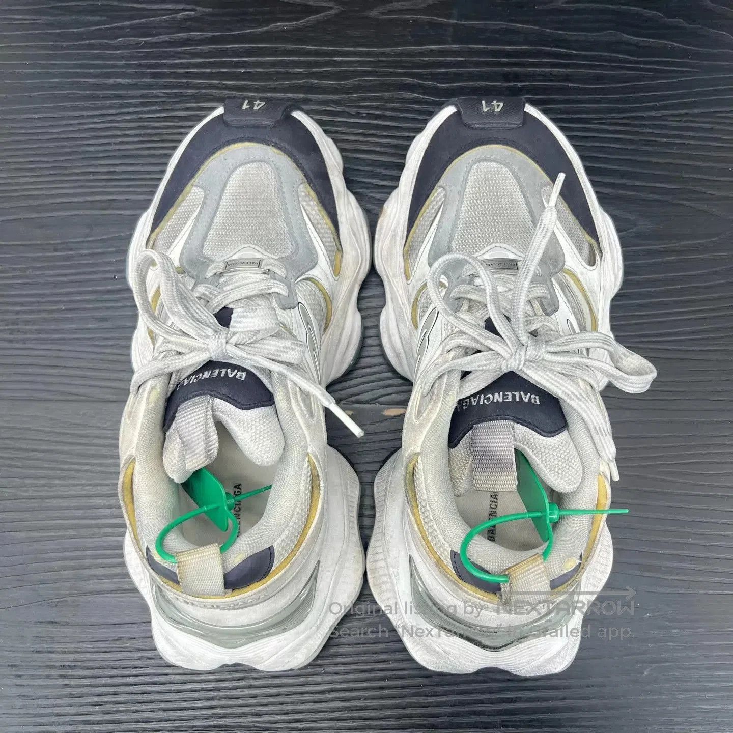 Balenciaga Gray Lowtop Sneakers Size 8. Size US 8 / EU 41 - 4 Thumbnail