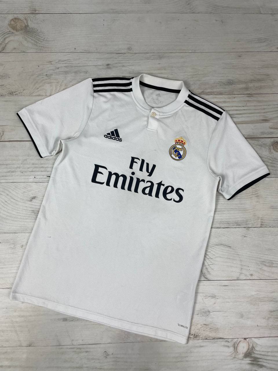 Adidas Adidas REAL MADRID 2018 2019 HOME Shirt Soccer Jersey Size US S / EU 44-46 / 1 - 1 Thumbnail