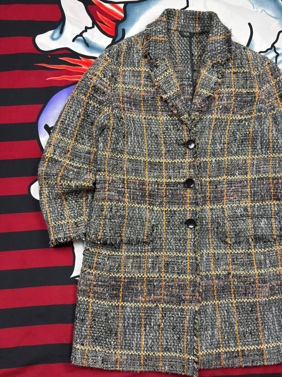 Etro ETRO Luxury blend PLAID TWEED Blazer coat Jacket Size 42 Size M / US 6-8 / IT 42-44 - 2 Thumbnail