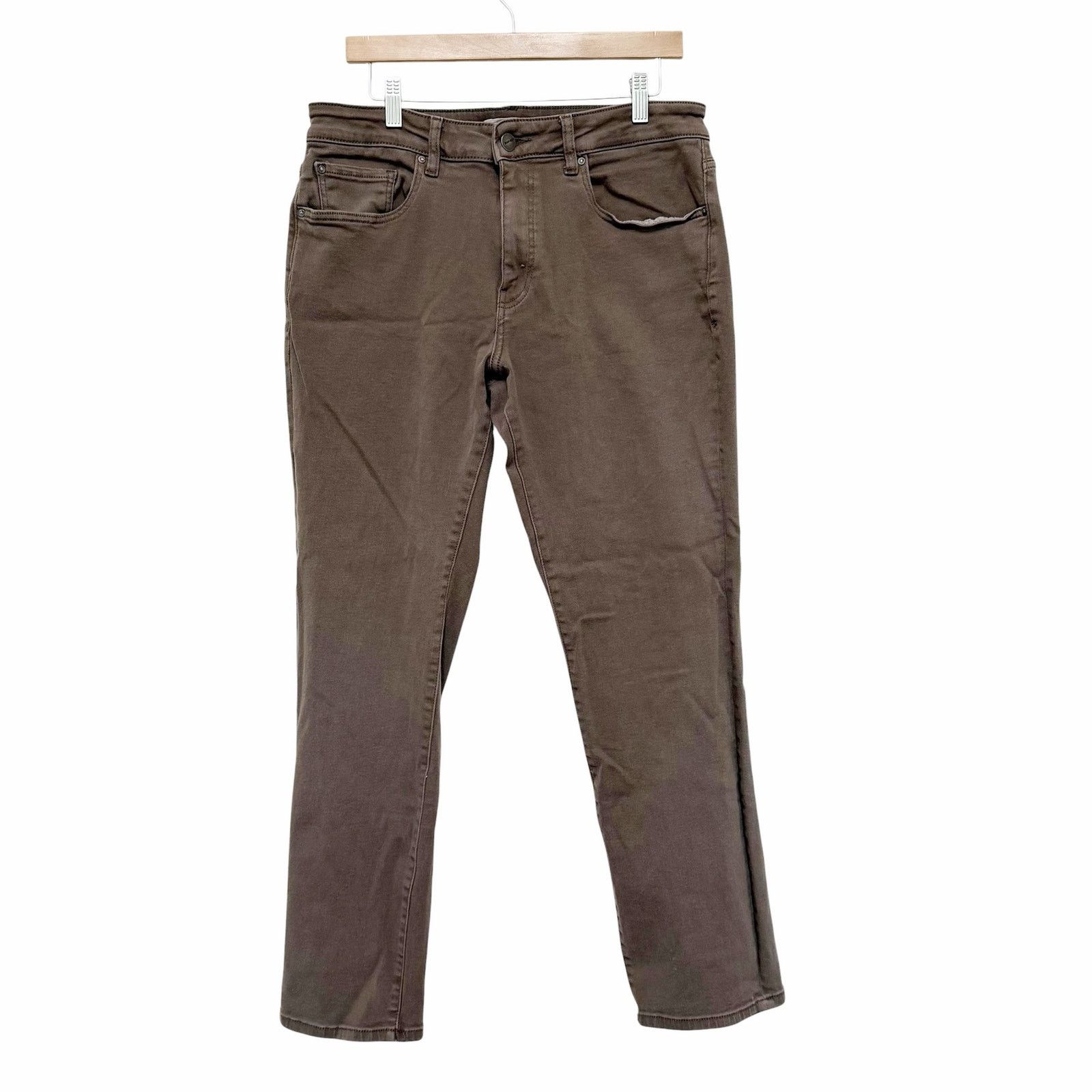 Other Warp + Weft Brown Ord Chicago Straight Pants Jeans Sz 34x30 Size US 34 / EU 50 - 1 Thumbnail