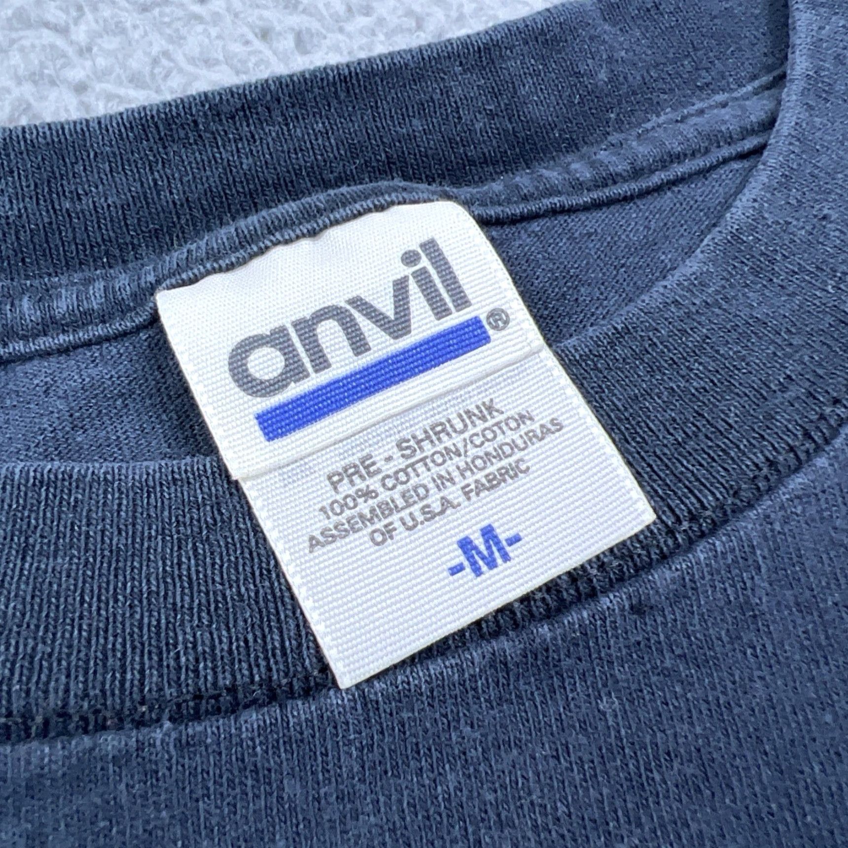 Anvil VINTAGE Eminem Shirt Mens M Black D12 World 2004 Slim Shady Rap Tee Hip Hop Short Sleeve Crew Neck Graphic Print Logo 90s Grunge Retro Music Size US M / EU 48-50 / 2 - 5 Thumbnail