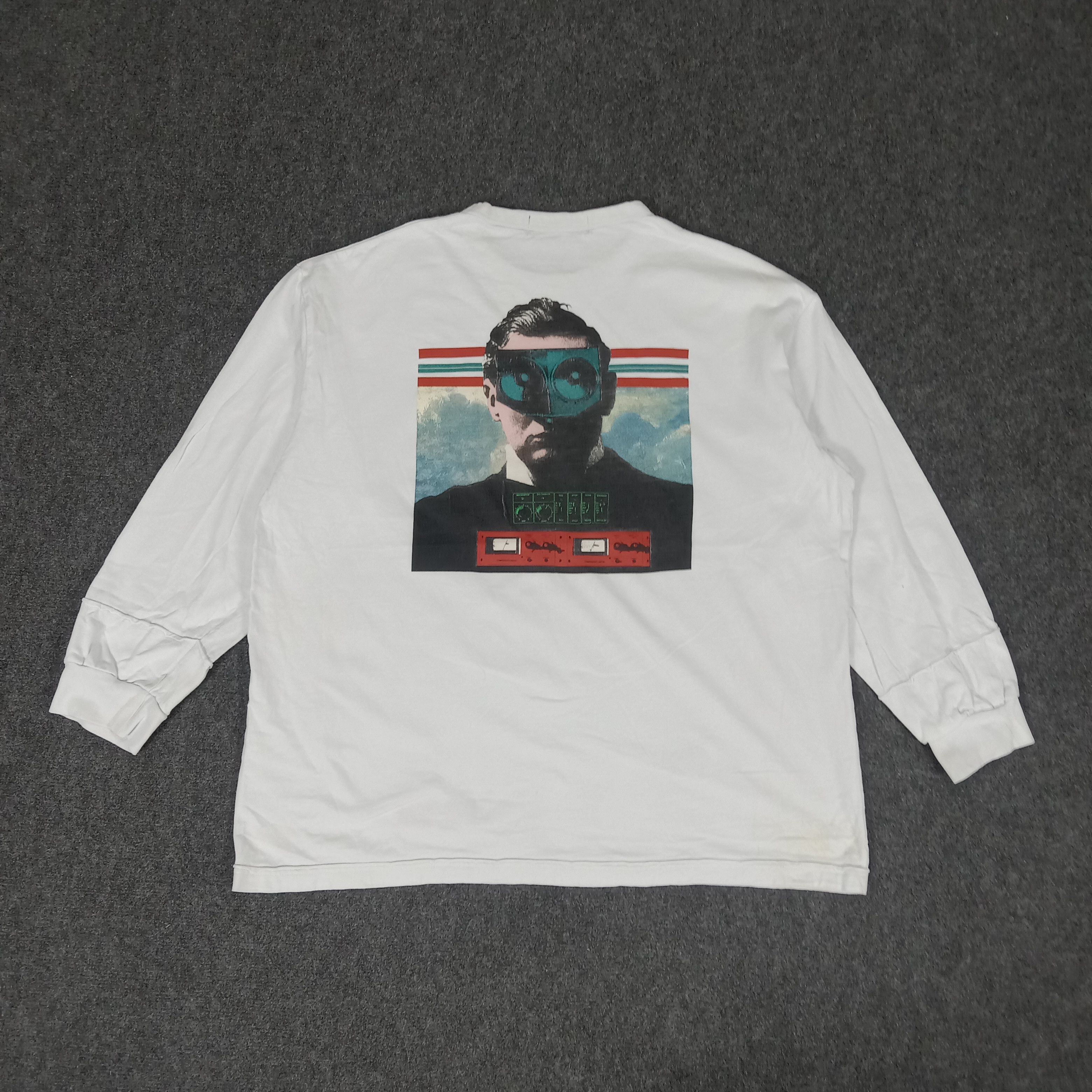 GU × Undercover × Vintage Gu X Undercover Japanese Brand Long Sleeve Tshirt Size US XXL / EU 58 / 5 - 1 Thumbnail