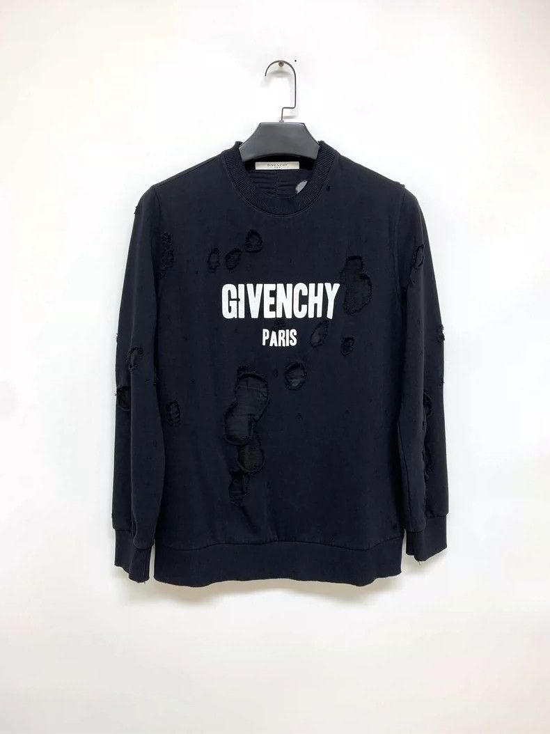 Givenchy Givenchy Size 56Black Five-Star Patchwork Leather Hooded Ja Size US XL / EU 56 / 4 - 1 Thumbnail