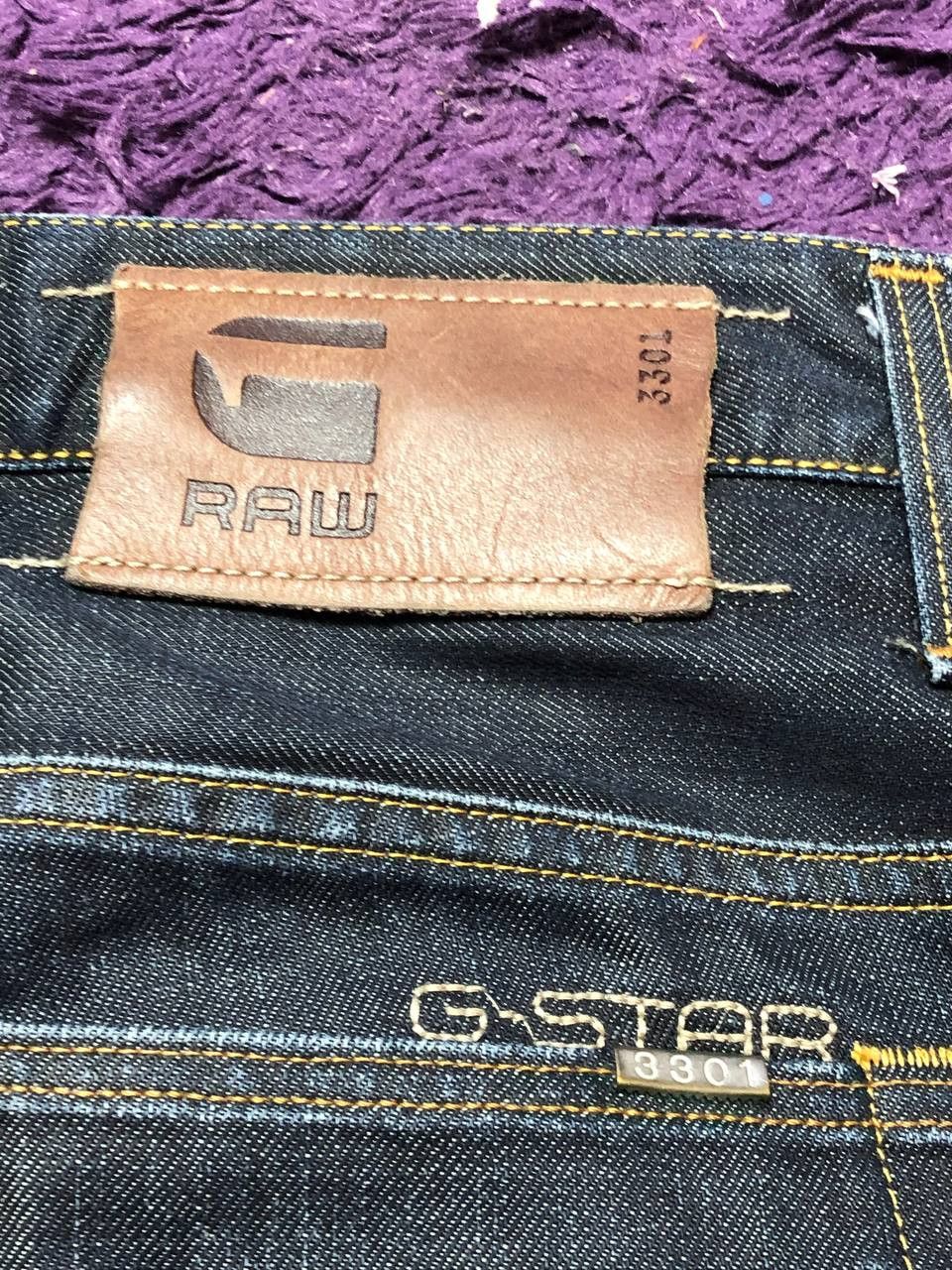 G-Star Denim pants G-Star Raw vintage logo jeans Y2K made in Italy Size US 29 - 7 Thumbnail