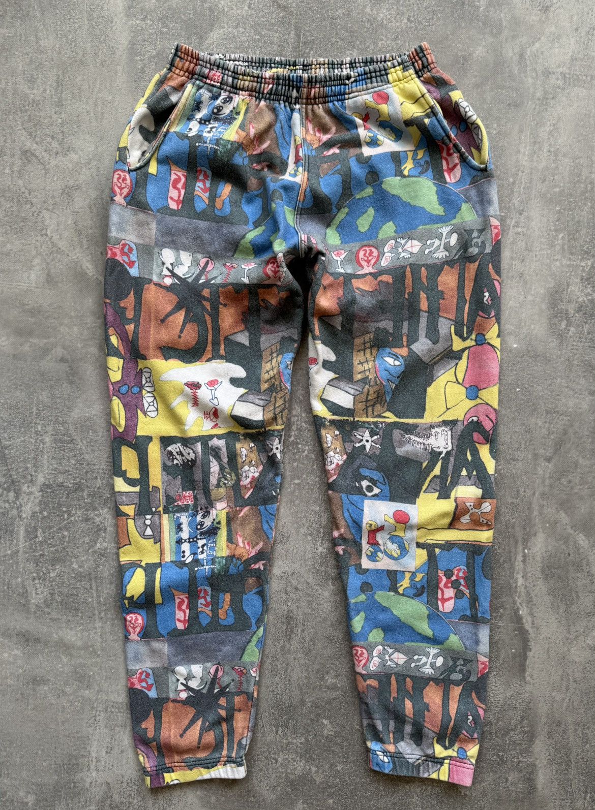 Brain Dead Rare Brain Dead X Leon Sandler All Over Print Sweatpants Size US 34 / EU 50 - 1 Thumbnail