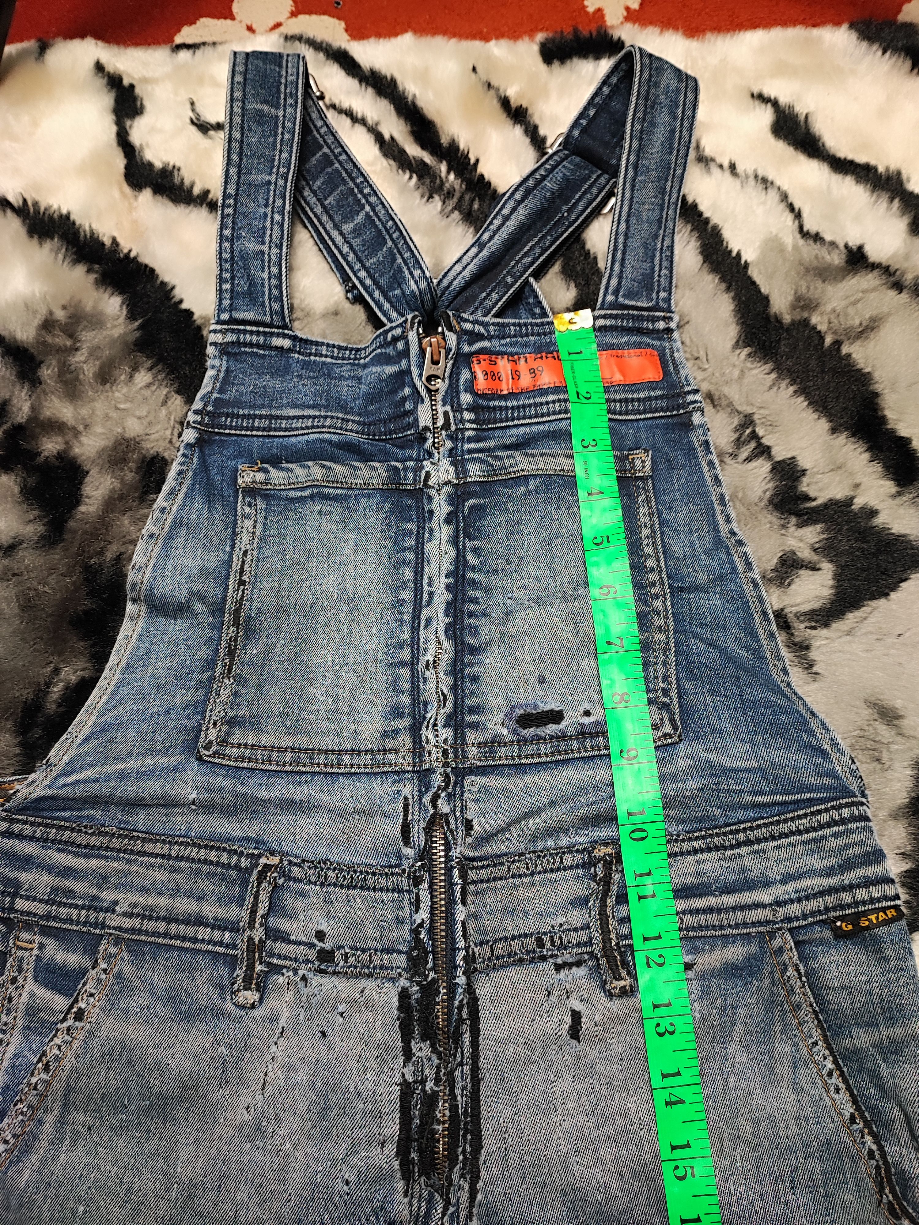 G-Star × Japanese Brand Jumpsuit Gstar Raw Denim Size US 31 - 8 Thumbnail