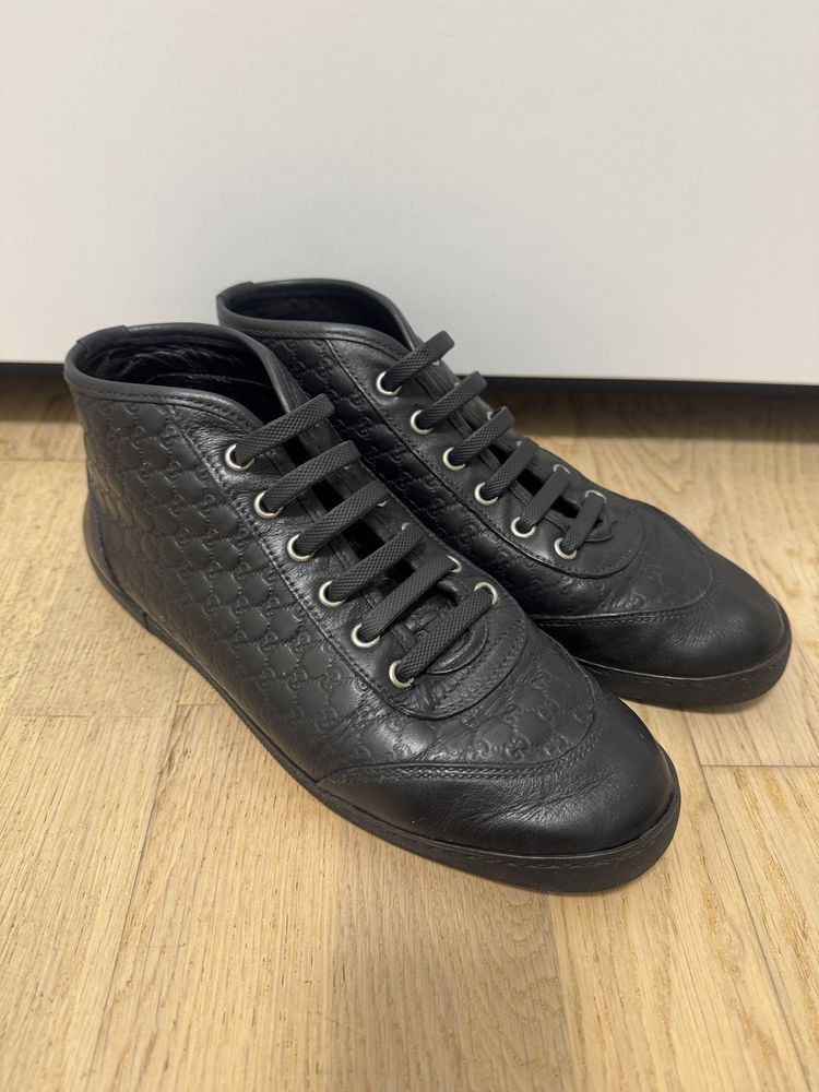 Gucci Gucci Vintage Monogram Leather Boots Size US 8 / IT 38 - 1 Thumbnail