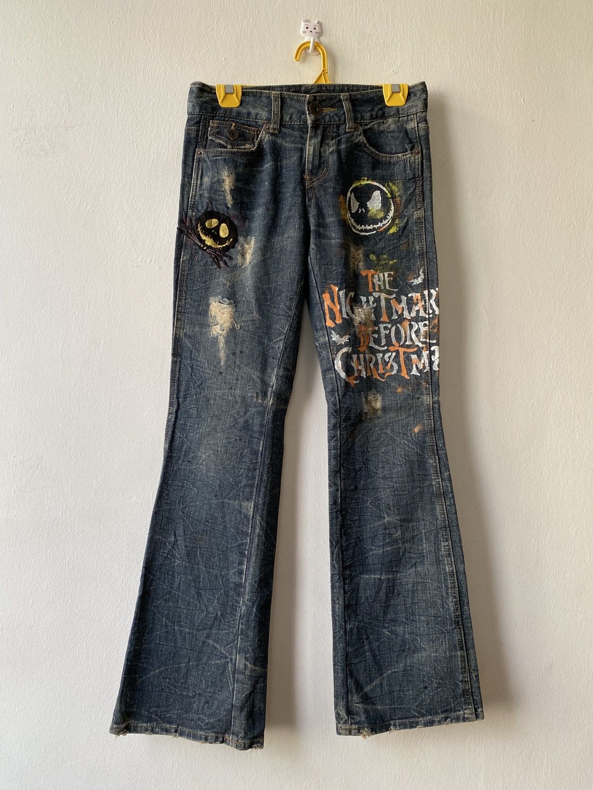 Japanese Brand Japanese Brand Back Rush Flare Distressed Denim Size US 29 - 1 Thumbnail