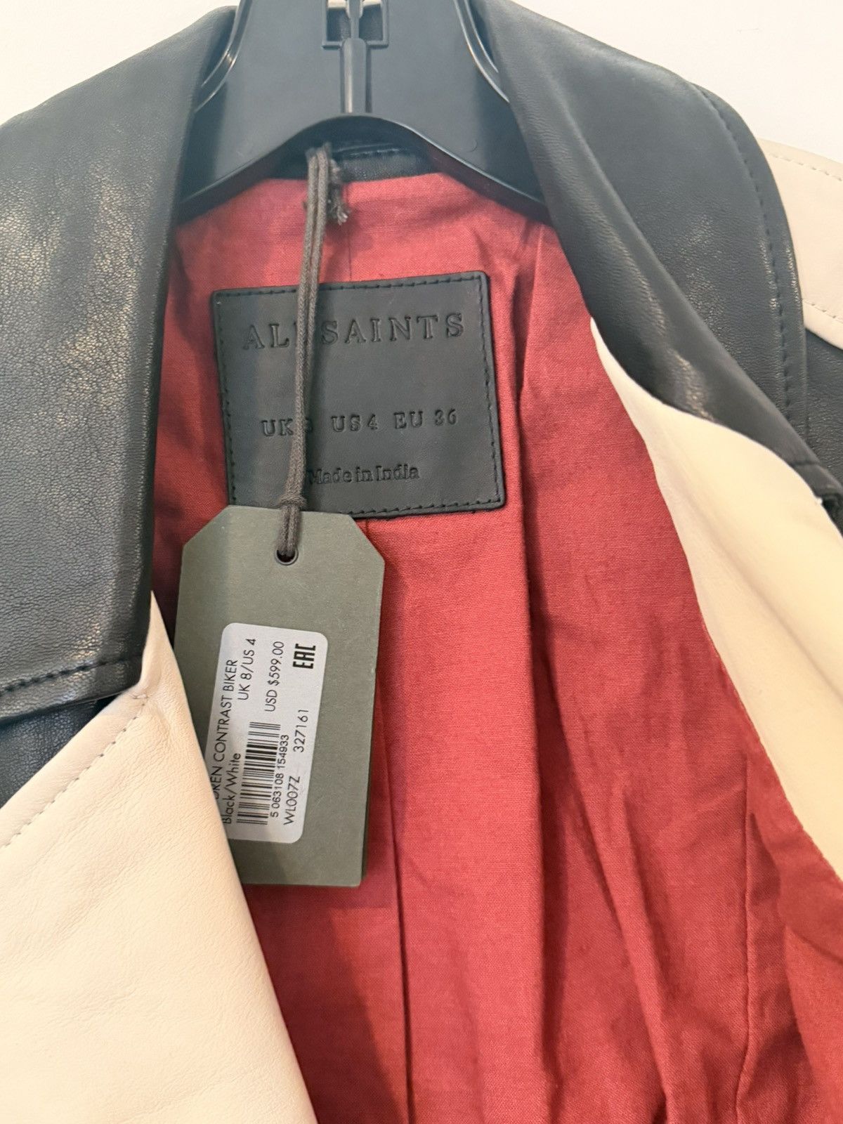 Allsaints All Saints Dren Biker Leather Jacket Women Size S / US 4 / IT 40 - 5 Thumbnail