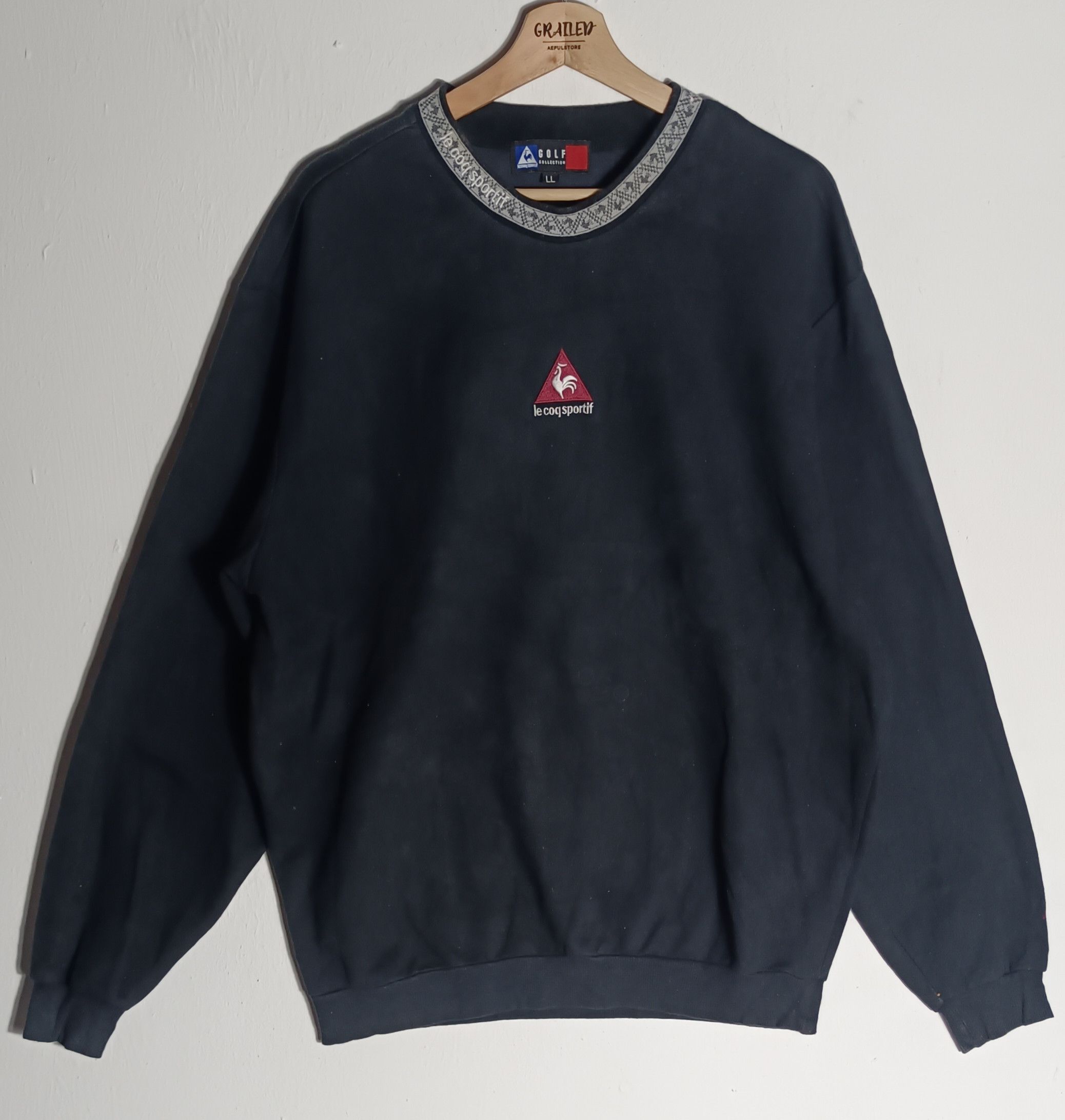 Le Coq Sportif × Vintage PICK Vintage Le Coq Sportif Center Logo Size US XL / EU 56 / 4 - 1 Thumbnail
