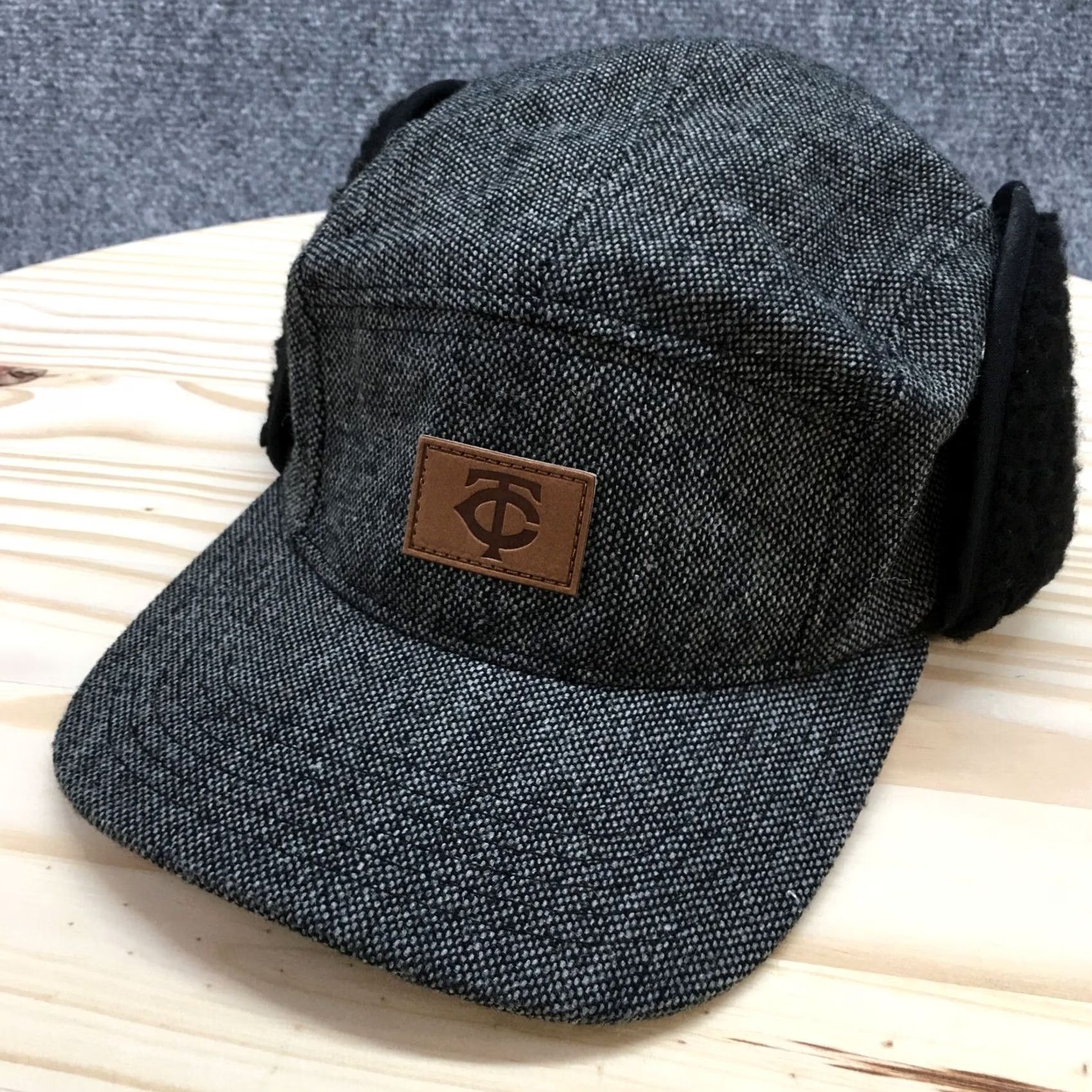 Twins Minnesota Twins Pepsi Hat 5 Panel OS Black w/ Ear Muffs Embroidered Logo Mens Size ONE SIZE - 2 Thumbnail
