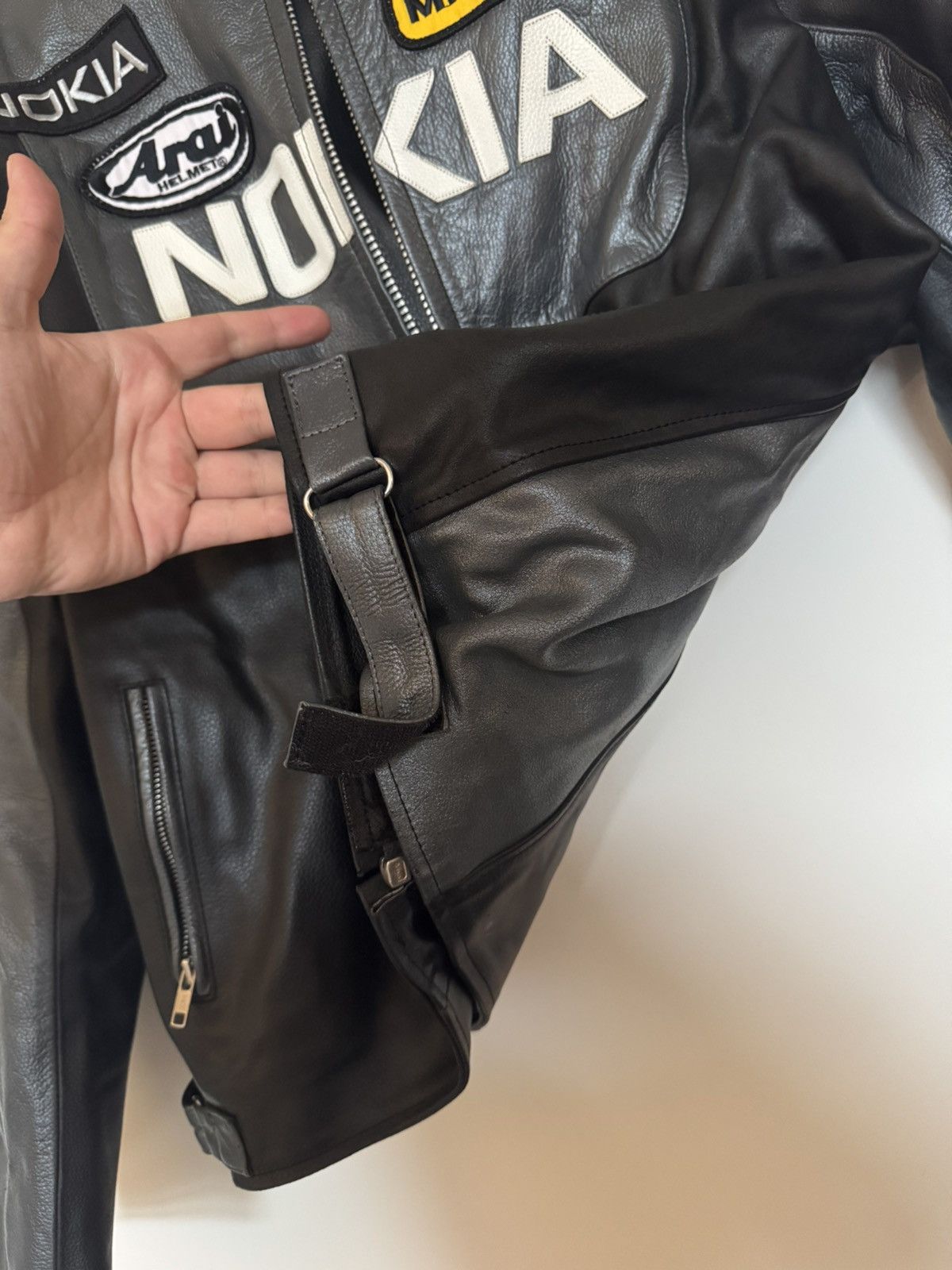 Vintage VINTAGE NOKIA MICHELIN ALPINESTARS RACING LEATHER JACKET Size US XL / EU 56 / 4 - 4 Thumbnail