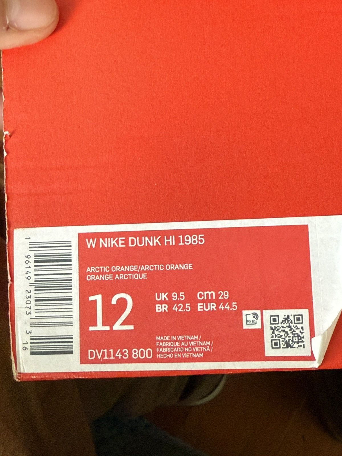 Nike W Nike Dunk Hi 1985 Size US 12 / IT 42 - 7 Thumbnail