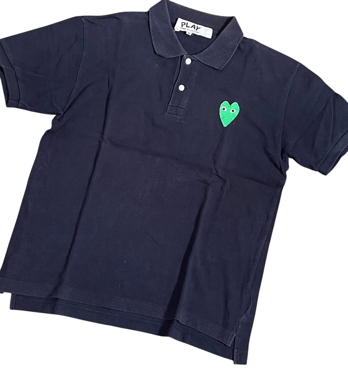 Comme des Garcons Cdg play AD2007 black polo shirt Size US M / EU 48-50 / 2 - 2 Thumbnail