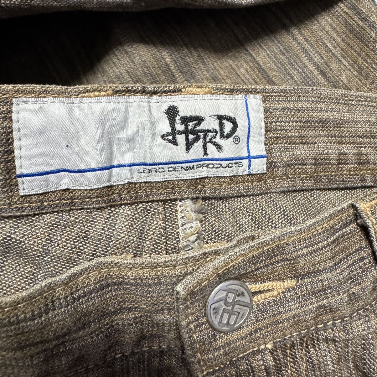 Japanese Brand LBRD Striped Denim Baggy Jeans Size US 30 / EU 46 - 20 Thumbnail