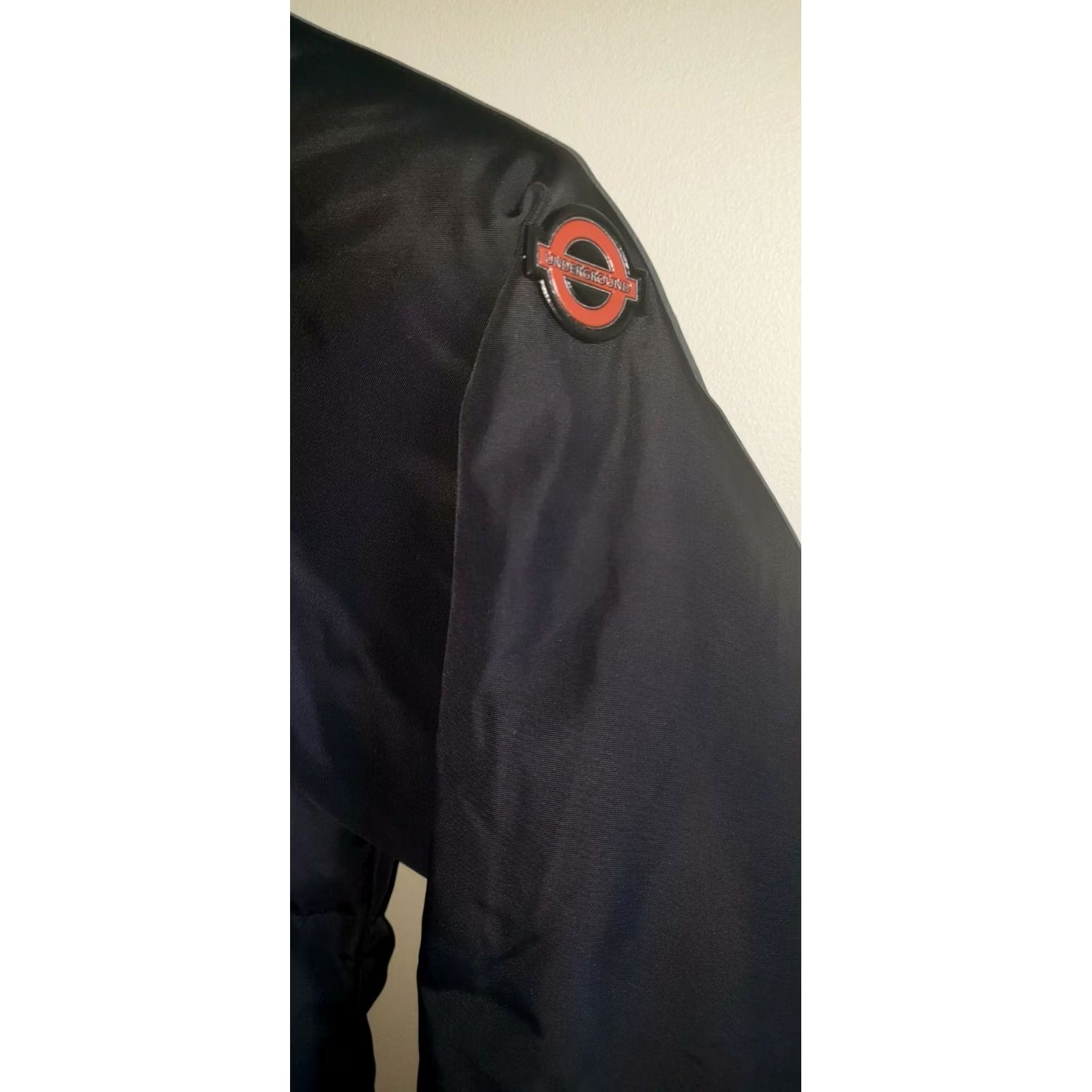 Vintage VINTAGE Underground Men's M Black Puffer Coat Jacket Down Filled Full Zip Size US M / EU 48-50 / 2 - 5 Thumbnail