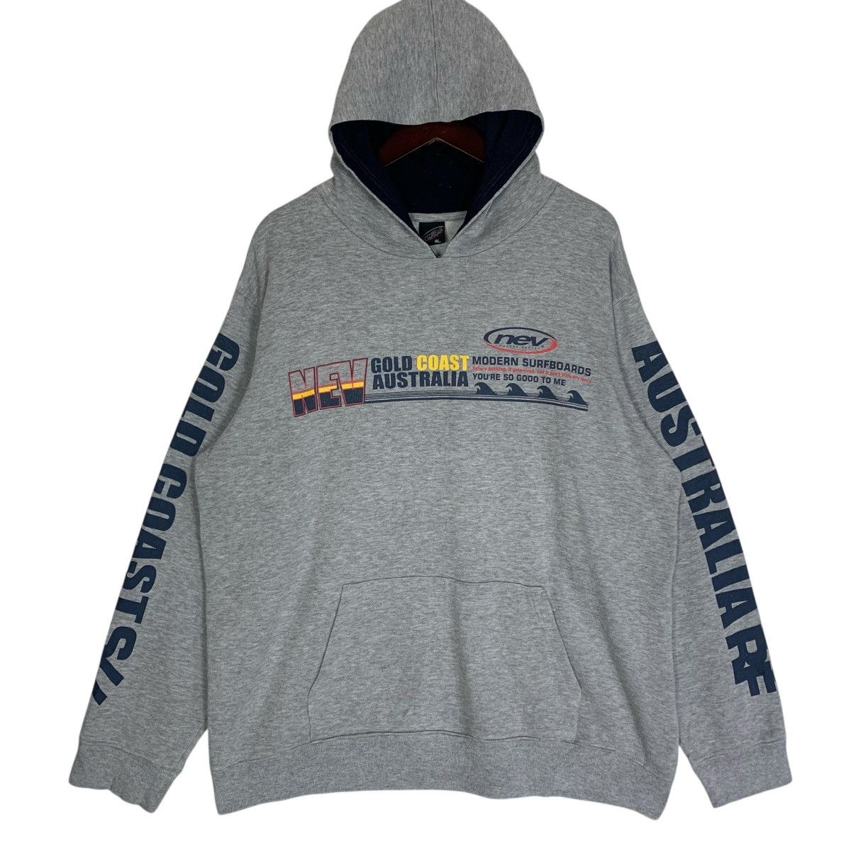 Japanese Brand NEV Brand & Apparel Surfboard Streetwear SurfStyle Hoodie Size US L / EU 52-54 / 3 - 2 Thumbnail