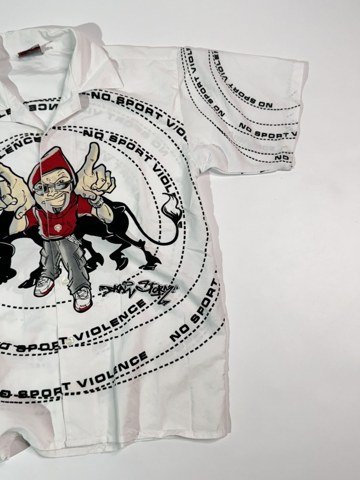 Vintage Vintage button up shirt rap fullprint y2k hip hop graffiti Size US M / EU 48-50 / 2 - 4 Thumbnail