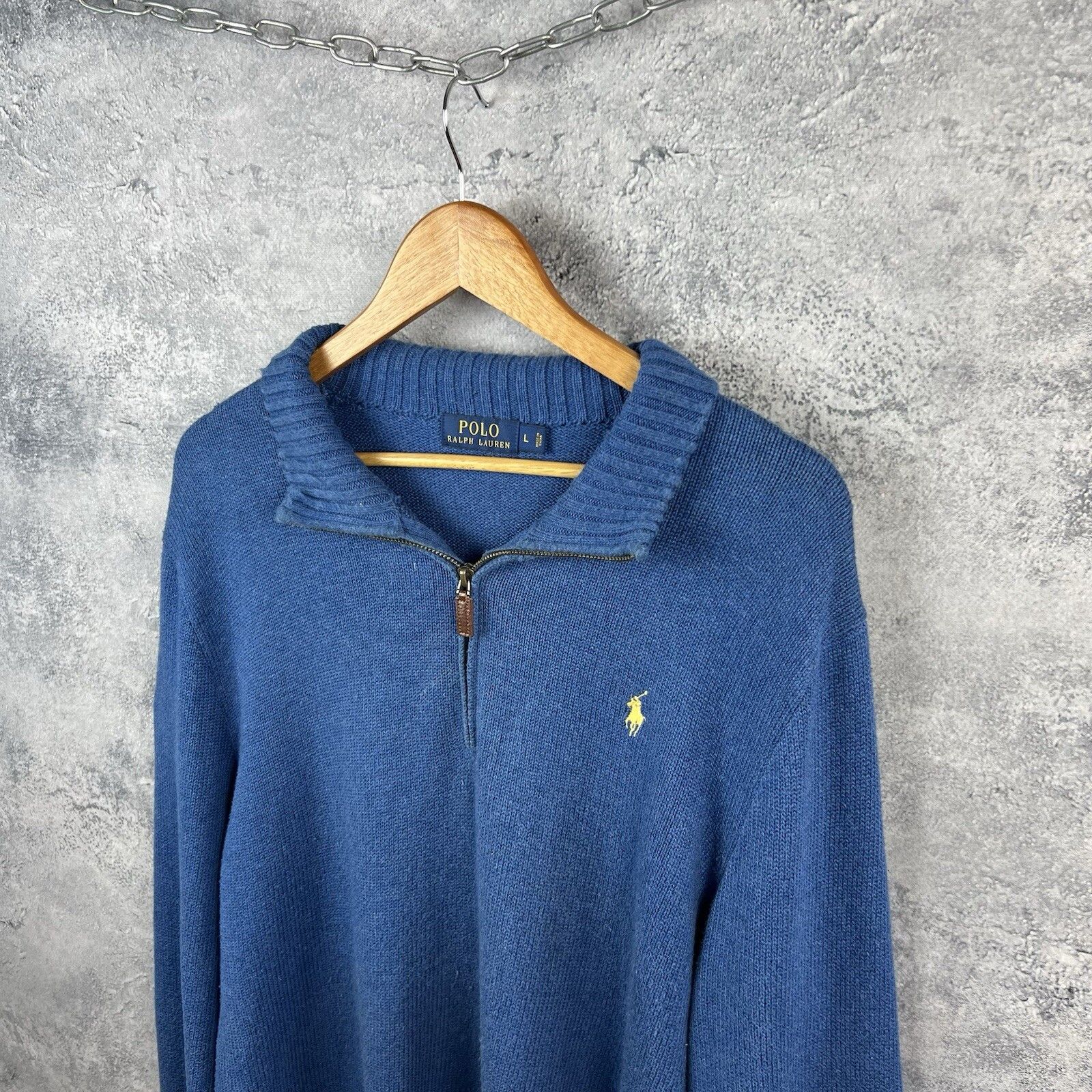 Polo Ralph Lauren Polo Ralph Lauren 1/3 Zip Sweater Men's Size L Long Sleeve Size US L / EU 52-54 / 3 - 2 Thumbnail