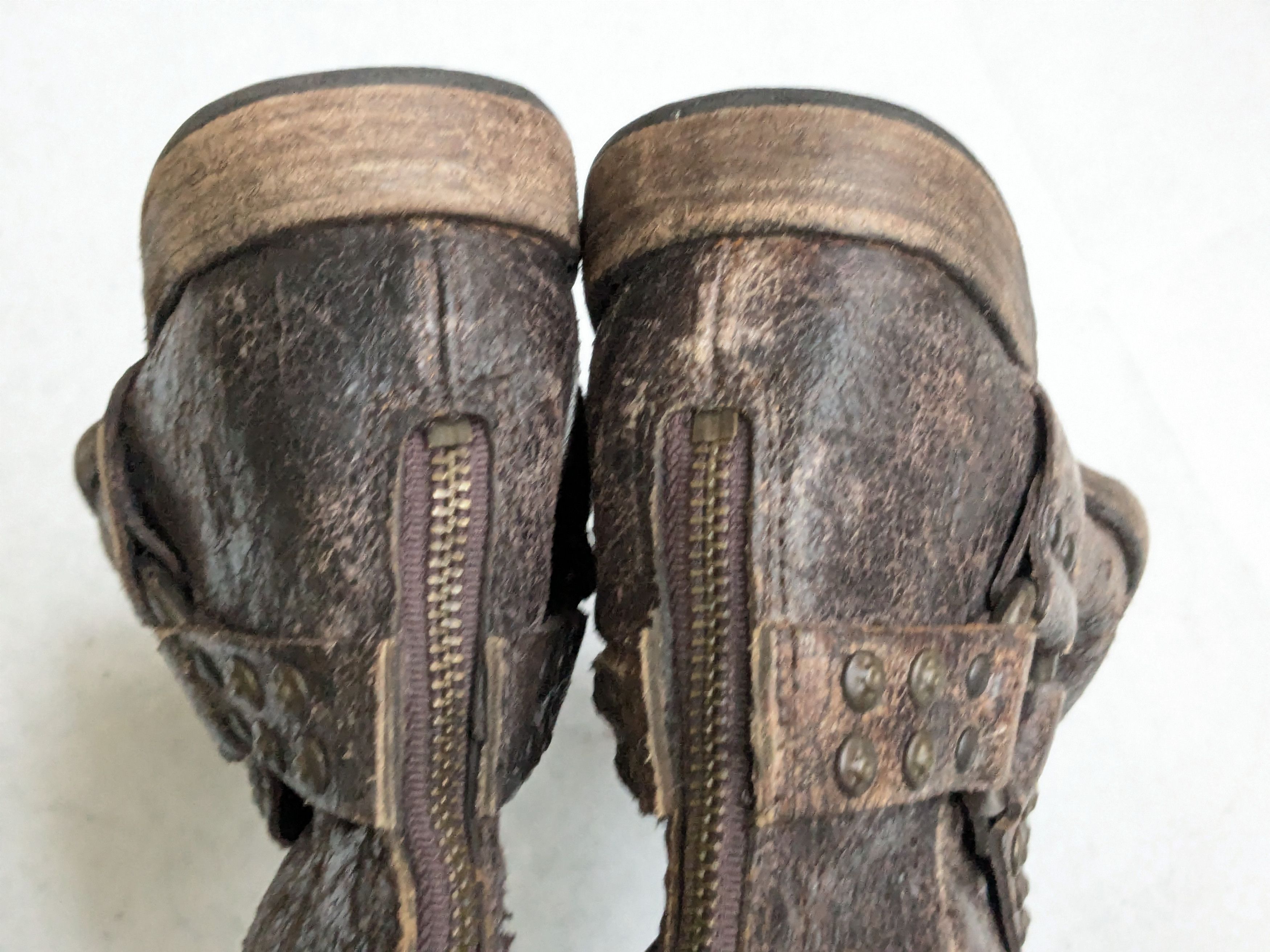 Frye Frye Harness Boots Brown Leather 8.5 Motorcycle Biker Size US 8.5 / EU 41-42 - 17 Thumbnail