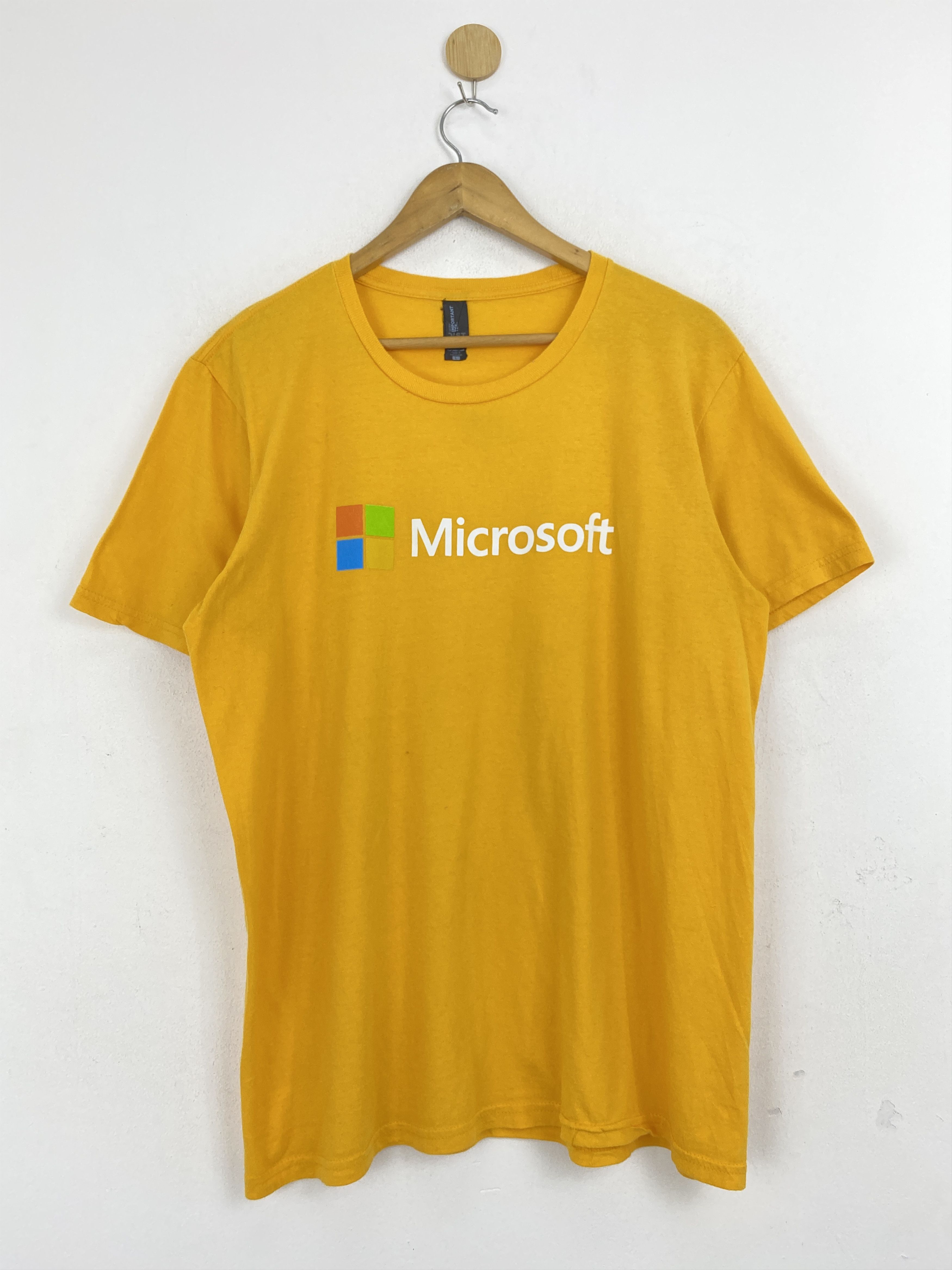 Microsoft × Vintage Vintage Microsoft Central Logo Tshirt TA0609 Size US L / EU 52-54 / 3 - 1 Thumbnail