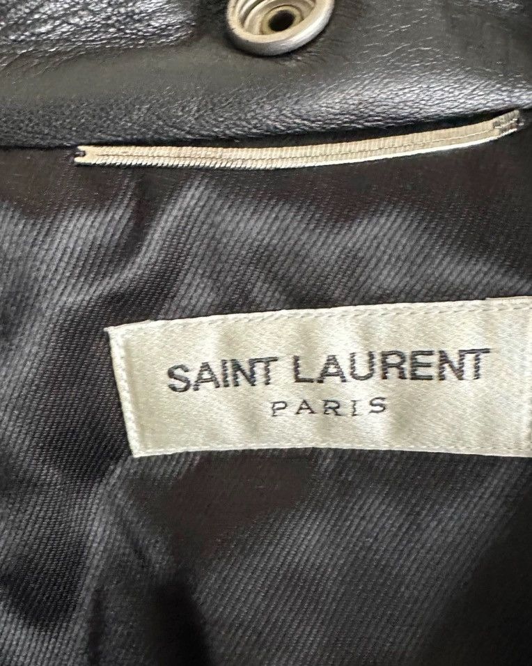 Saint Laurent Paris × Yves Saint Laurent Saint Laurent Paris tight zipper motorcycle le2412-Nextarrow Size US S / EU 44-46 / 1 - 3 Thumbnail