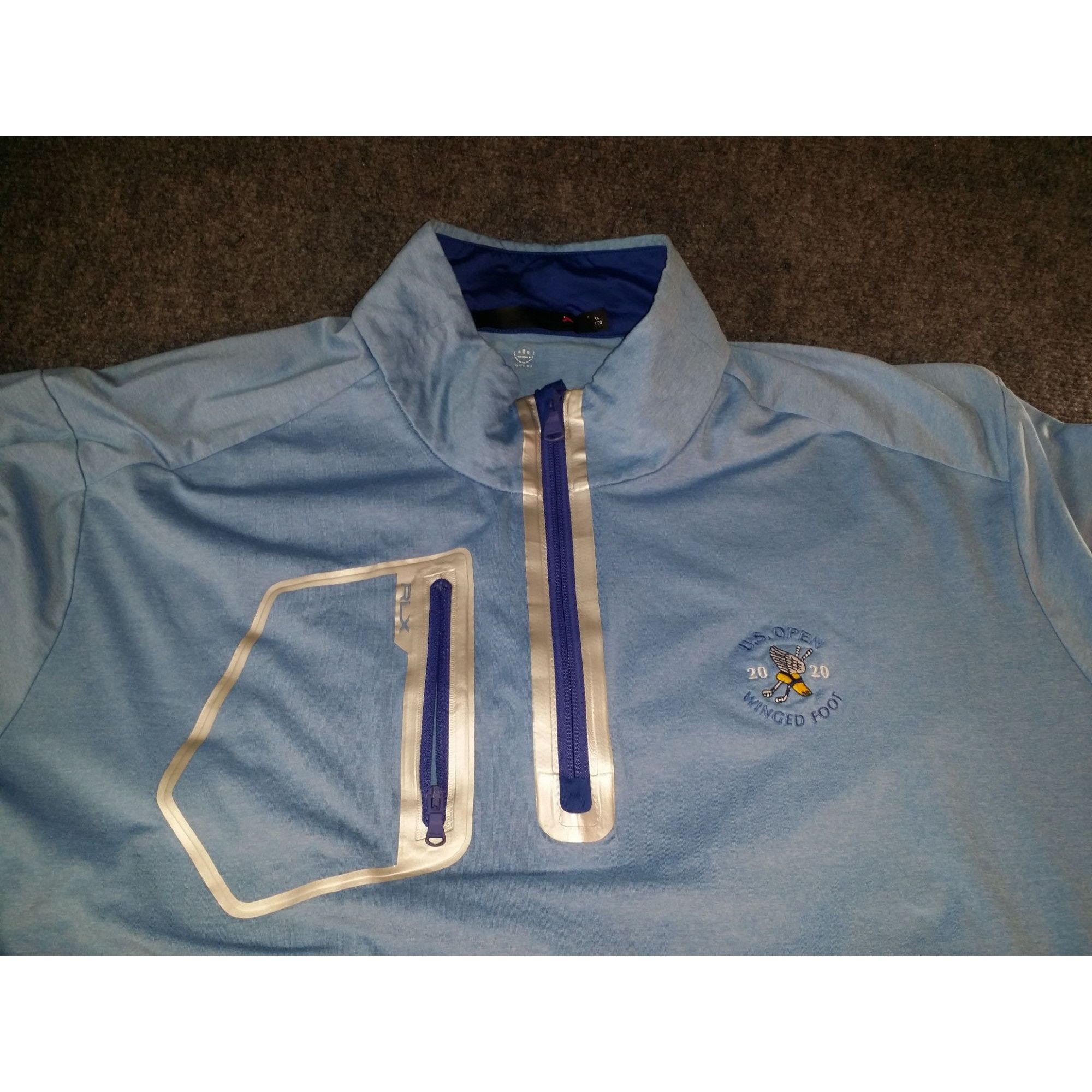 RLX Ralph Lauren RLX Ralph Lauren Pullover Shirt Men Sz XXL Blue US Open 2020 Size US XXL / EU 58 / 5 - 2 Thumbnail