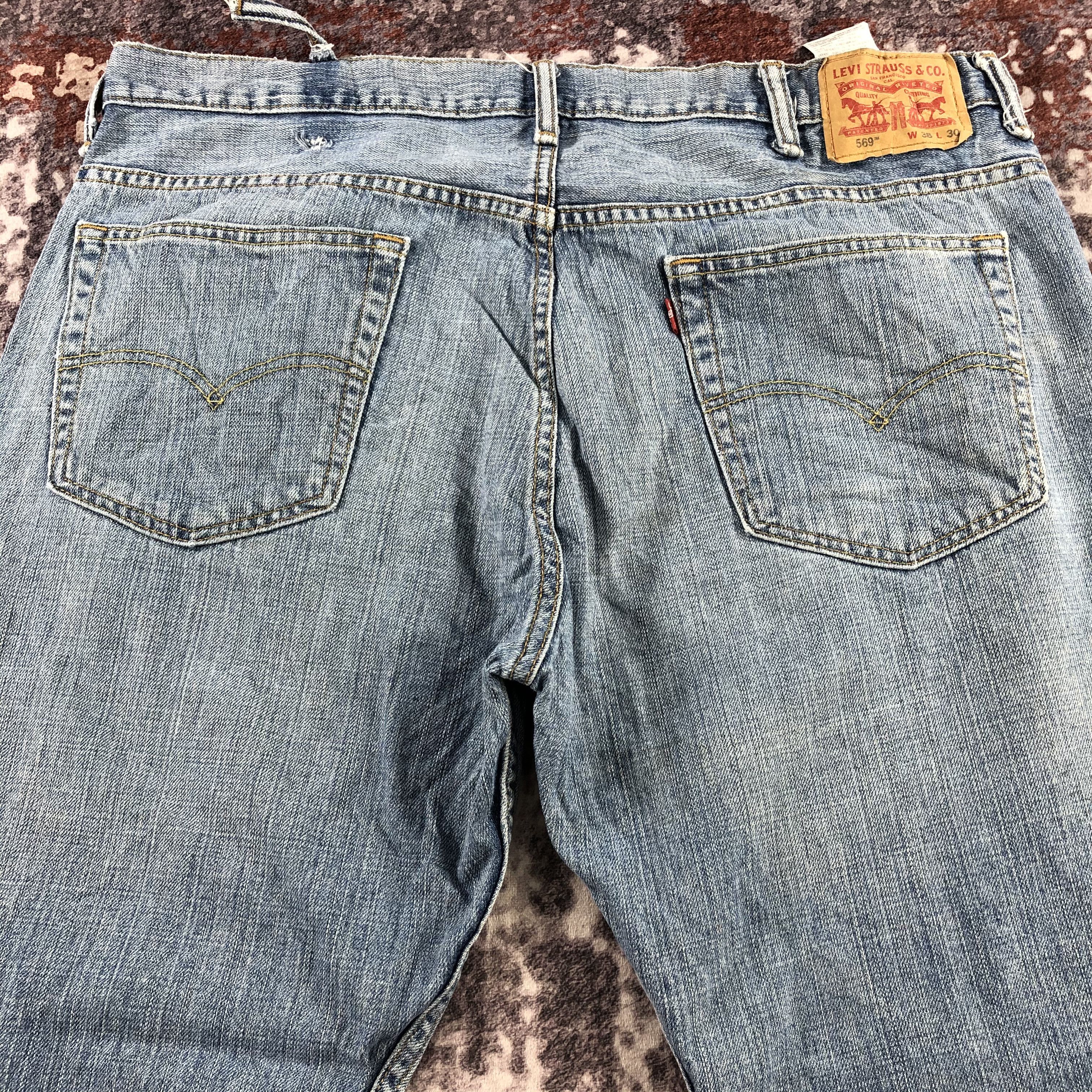 Levi's Vintage Blue Wash Levis 501 Jeans-JM2961 Size US 40 / EU 56 - 5 Thumbnail