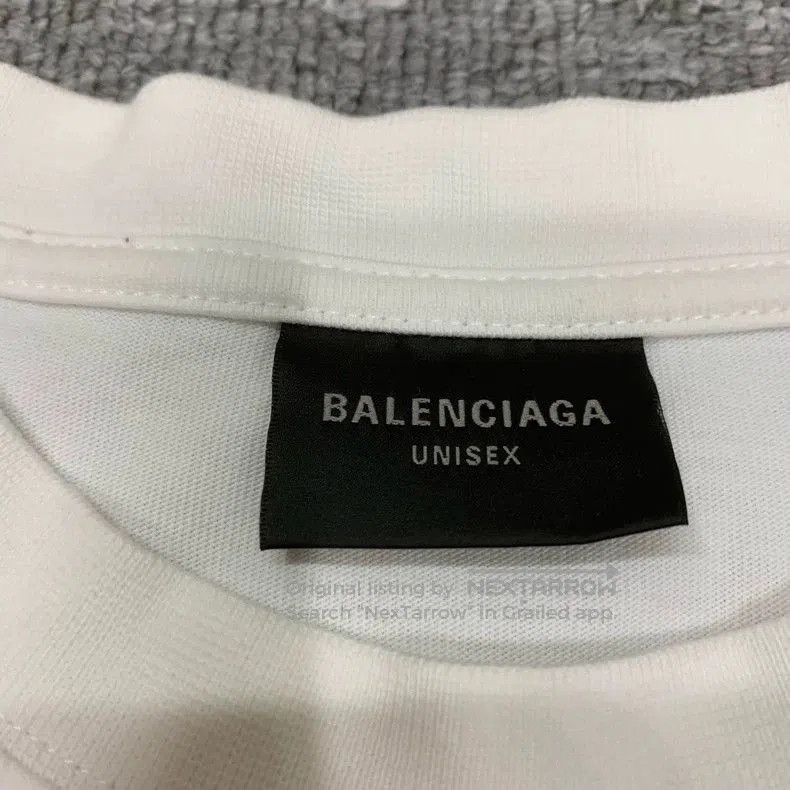 Balenciaga Balenciaga White Distressed Logo T-shirt. Size US XXS / EU 40 - 3 Thumbnail