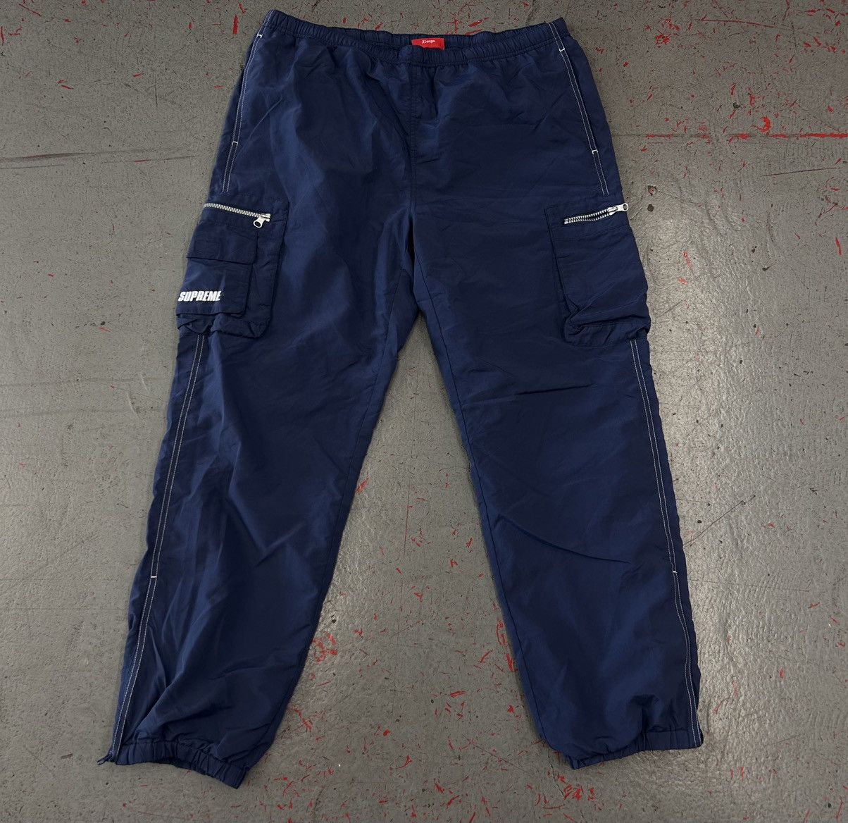 Navy Supreme Pants Blue Supreme Pants Mens 30 Navy Blue Corduroy