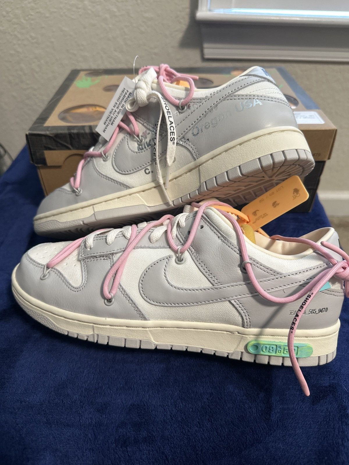 Nike OFF-WHITE NIKE DUNK LOW LOT 09 Size US 10 / EU 43 - 1 Thumbnail