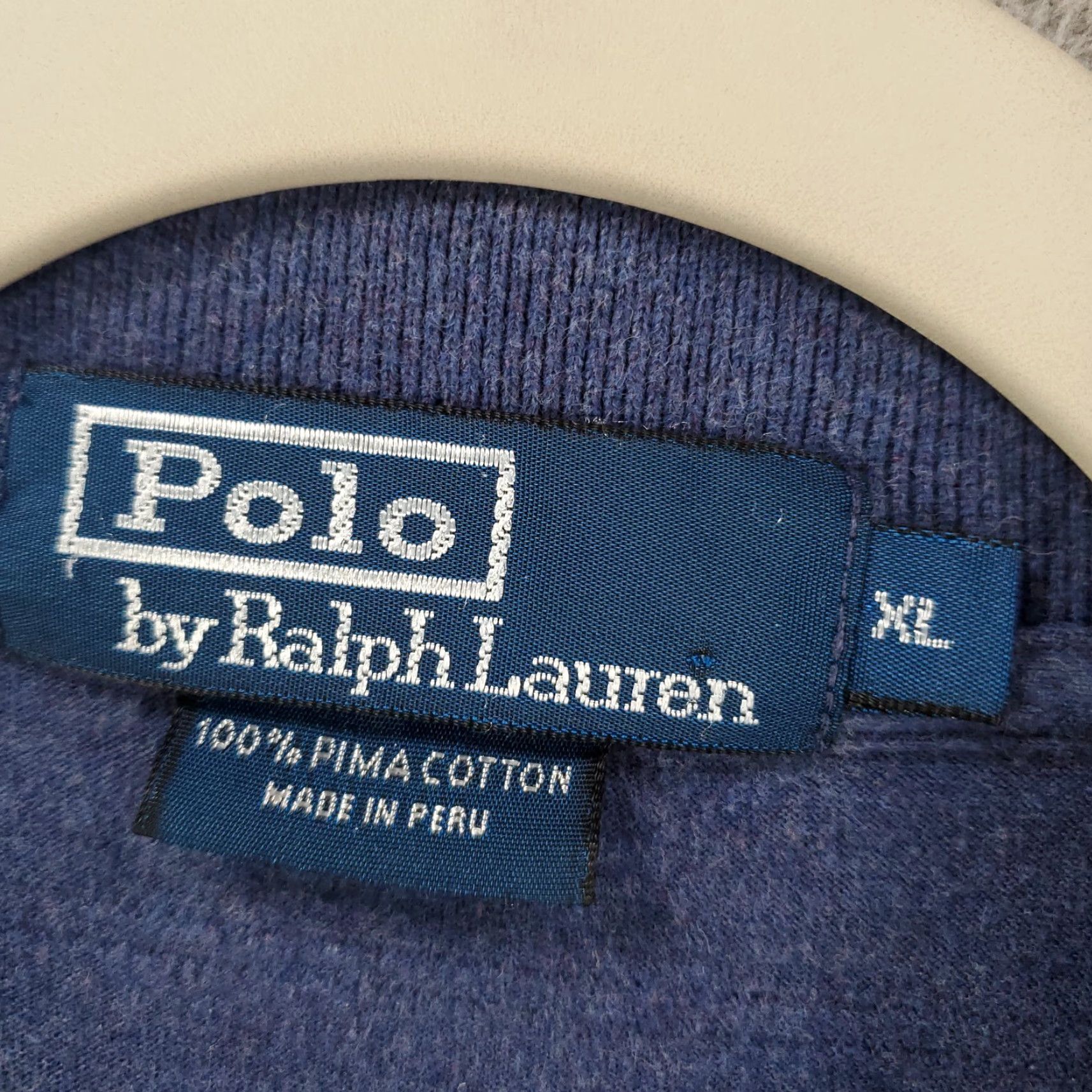 Polo Ralph Lauren Polo Ralph Lauren Shirt Mens XL Pima Cotton Blue Striped Short Sleeve Size US XL / EU 56 / 4 - 4 Thumbnail