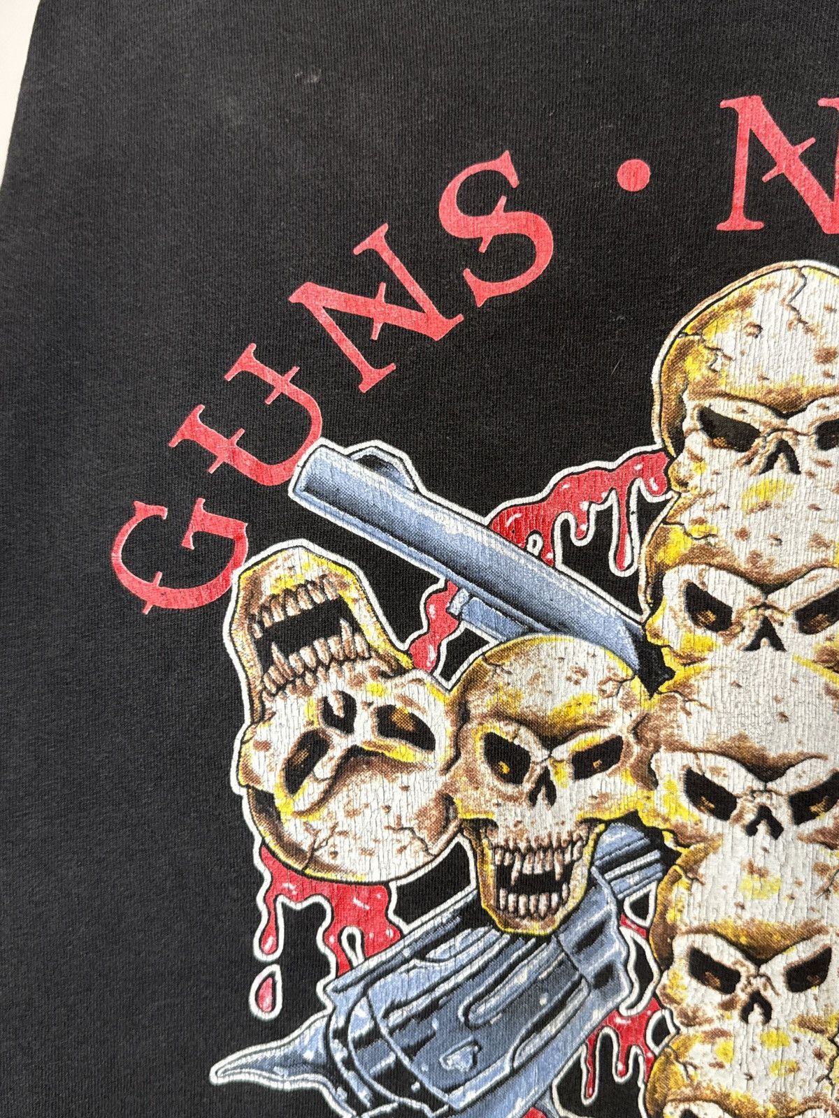 Band Tees × Guns N' Roses × Vintage Vintage 1991 Guns N Roses Use Your Illusion Tour T Shirt Size US XL / EU 56 / 4 - 5 Thumbnail