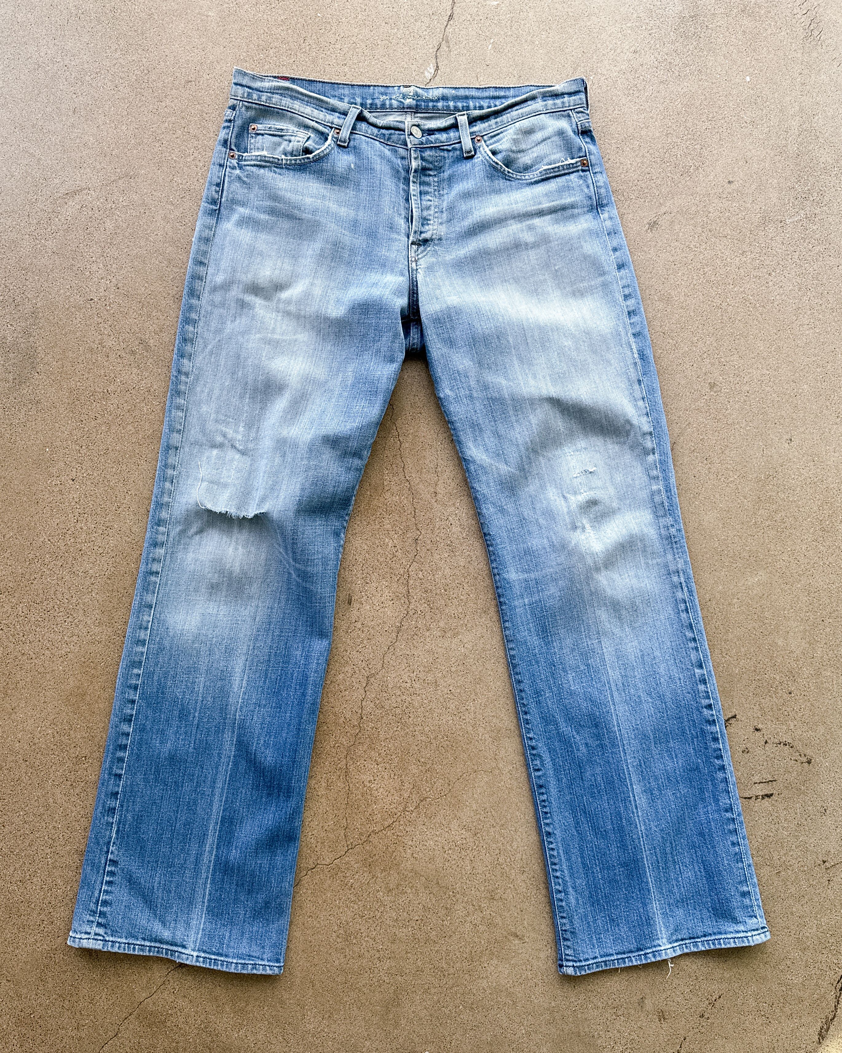 7 For All Mankind 7 For All Mankind Denim Jeans Men's 36 Bootcut Flare Faded Size US 36 / EU 52 - 1 Thumbnail