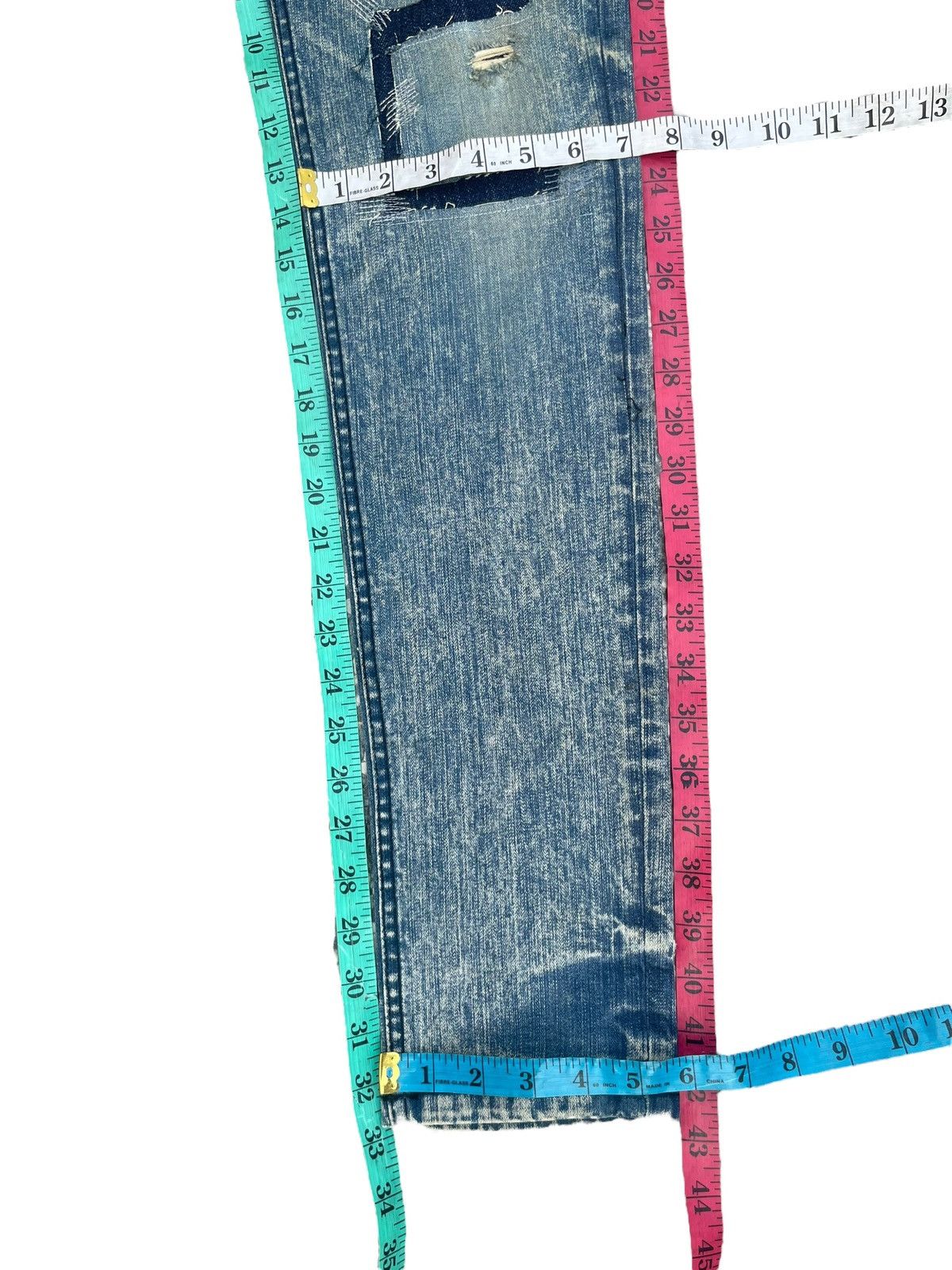 Designer × Hells Bells Hells Bells Distresed Denim Size US 32 / EU 48 - 13 Thumbnail