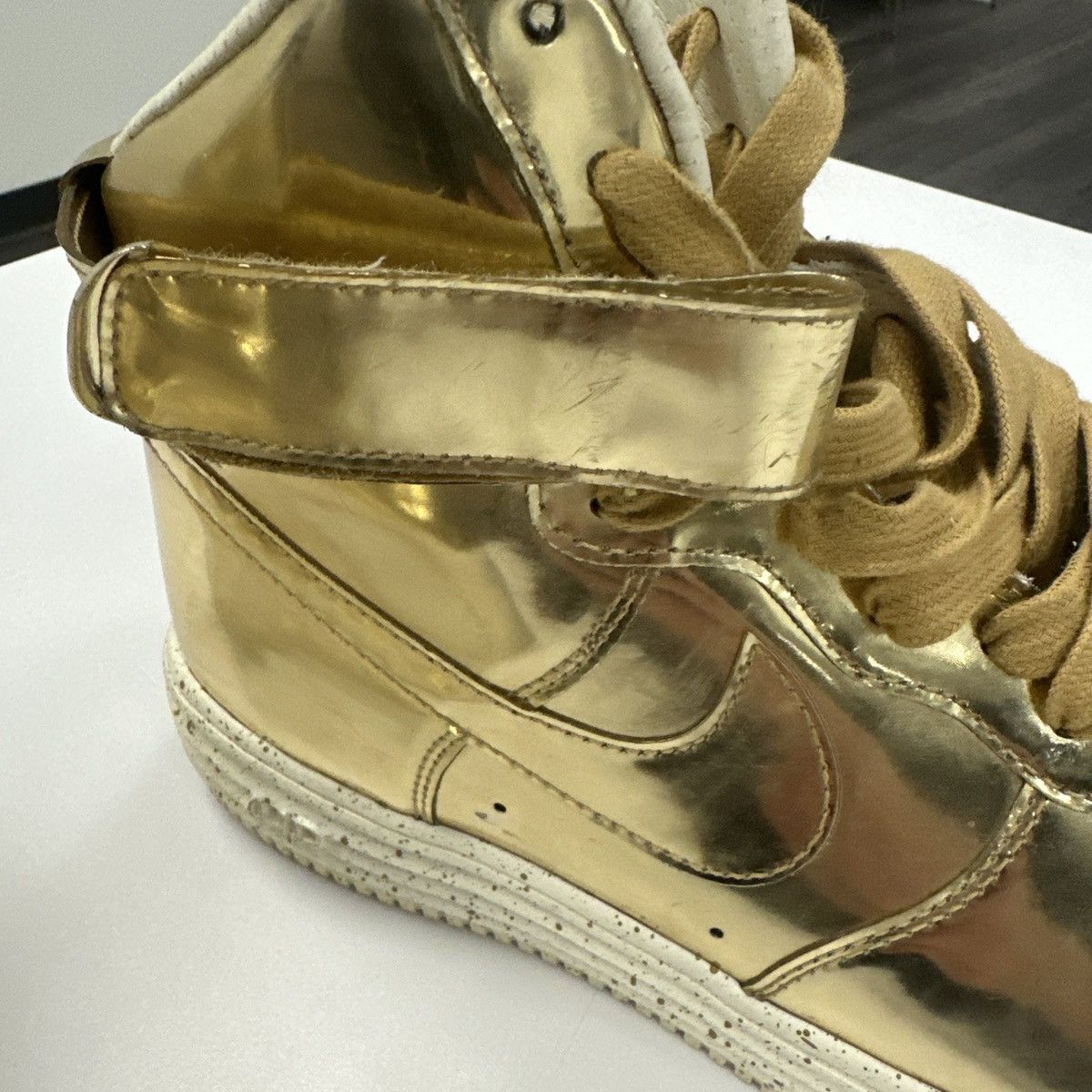 Nike Nike Lunar Force 1 Mid SP “Liquid Gold” Size 9.5 - Rare Size US 9.5 / EU 42-43 - 13 Thumbnail