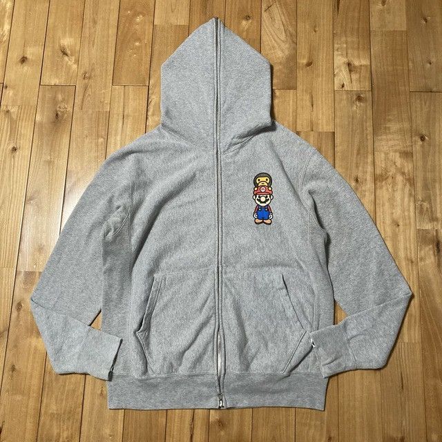 Bape BAPE × Nintendo Mario Milo Full Zip Hoodie a bathing ape Size US M / EU 48-50 / 2 - 2 Thumbnail