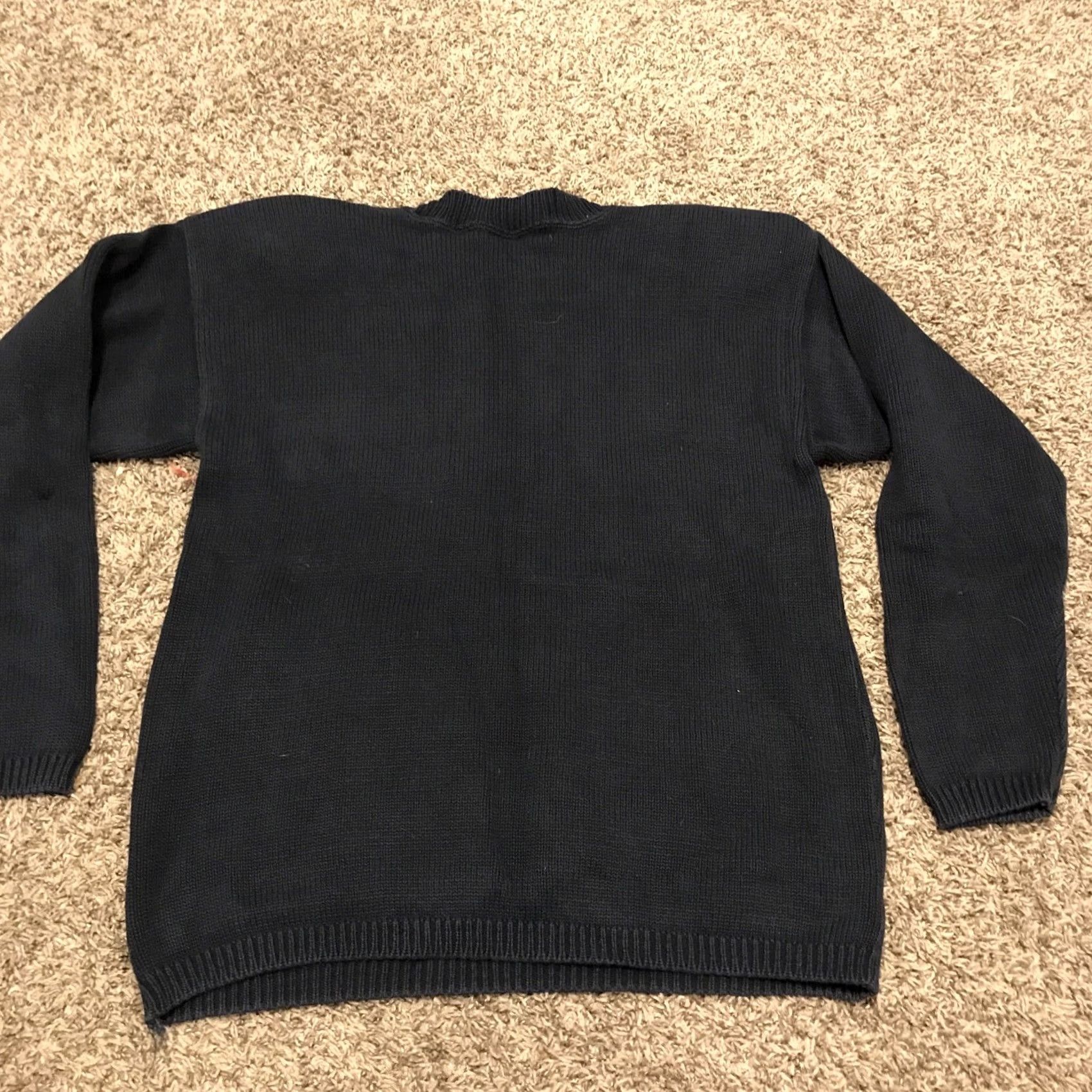 Vintage VINTAGE Ali Miles Sweater L Adult Black Cotton 1990s Designer Mens Size L / US 10 / IT 46 - 4 Thumbnail