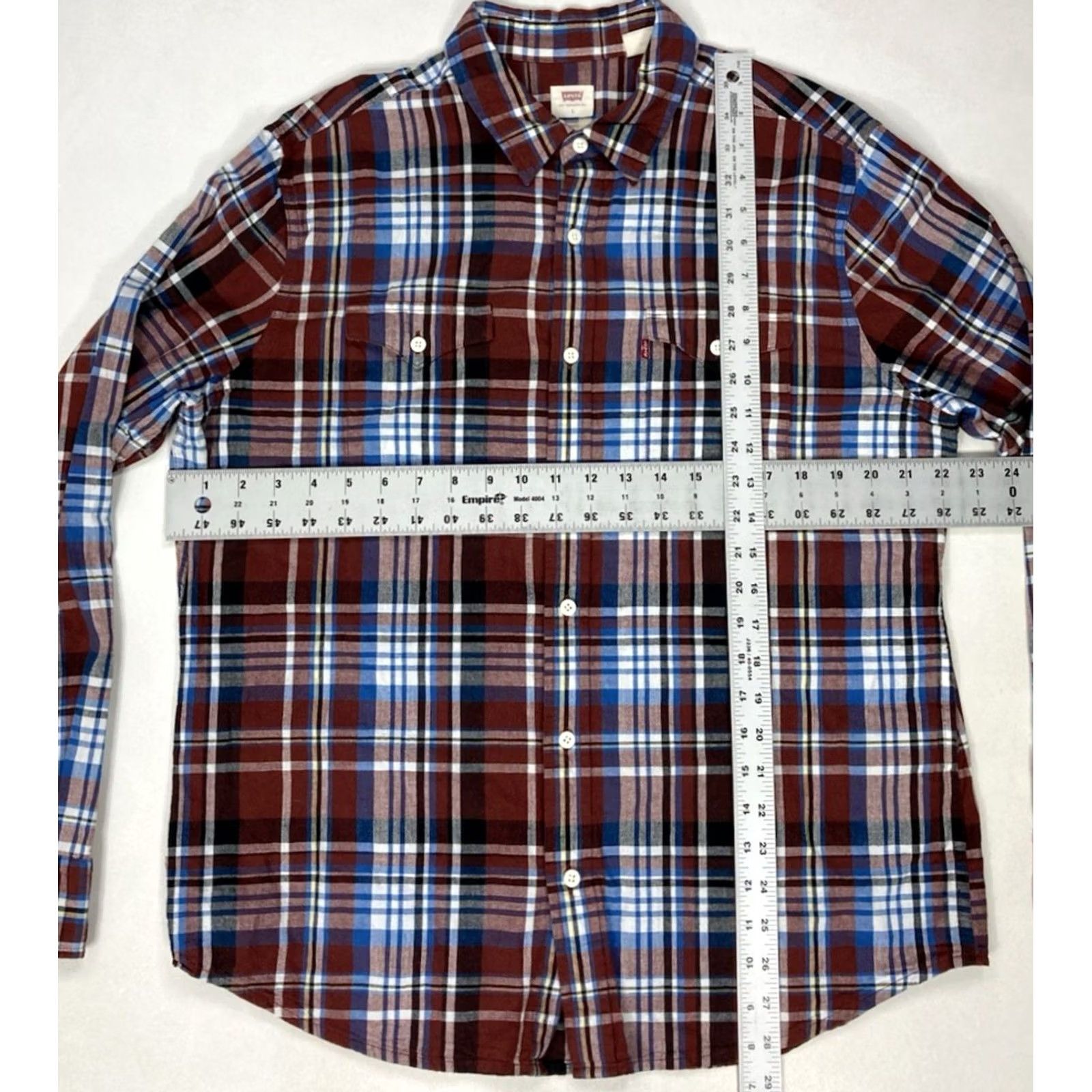 Levi's Levi's Plaid Shirt Men L Long Sleeve Pockets Button-Up Casual Multicolor Colorful Cotton Size US L / EU 52-54 / 3 - 5 Thumbnail
