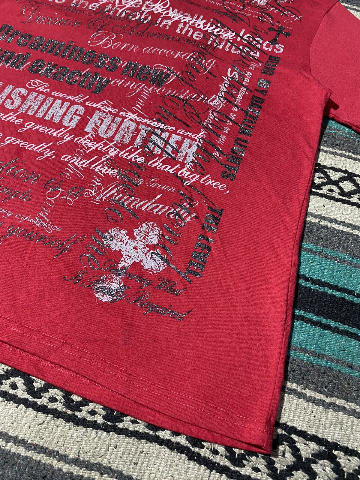 Japanese Brand 2000s OriginRemahGear - Vkei Poem Shirt Size US M / EU 48-50 / 2 - 5 Thumbnail
