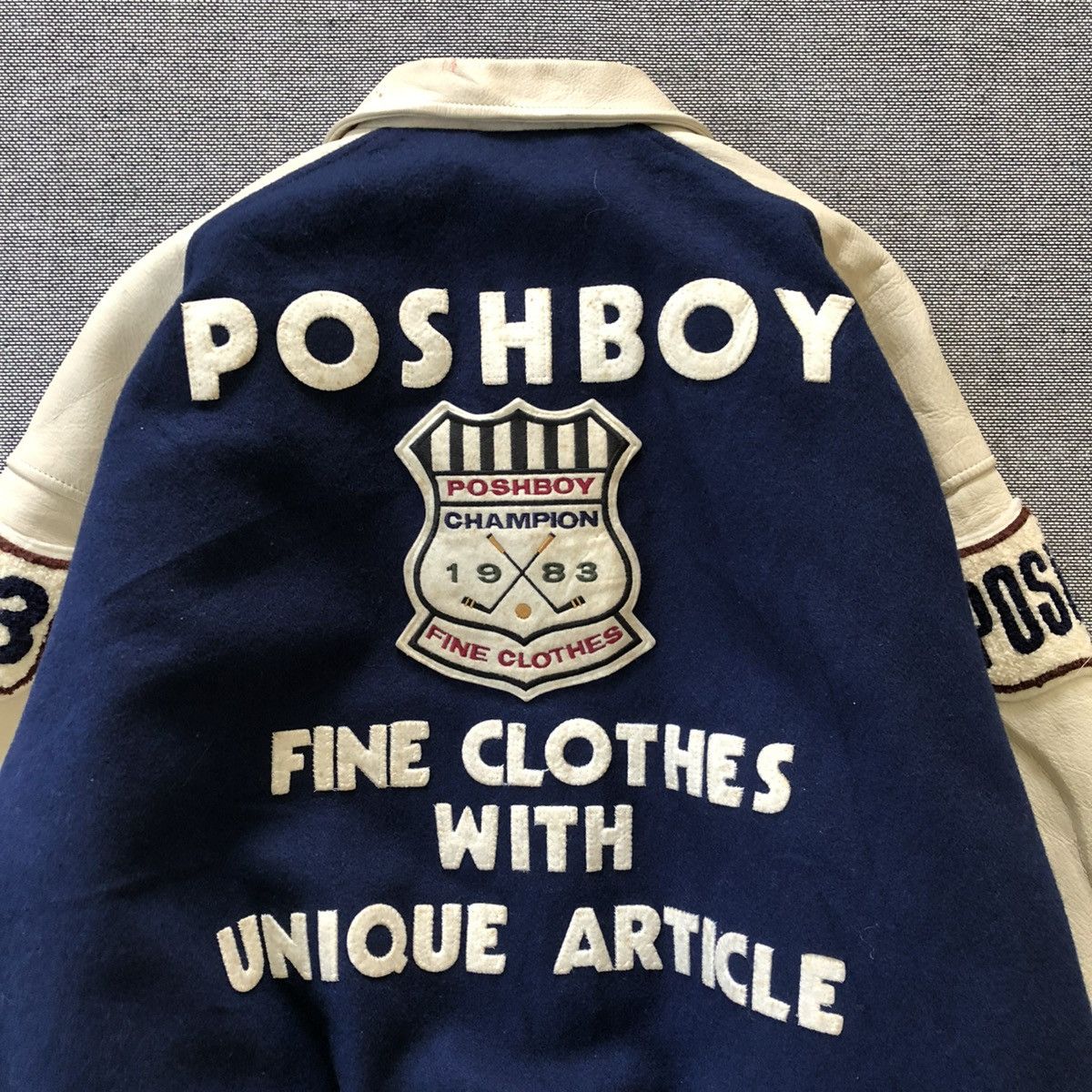 Leather Posh Boy Wool Vintage Varsity Size US M / EU 48-50 / 2 - 11 Thumbnail