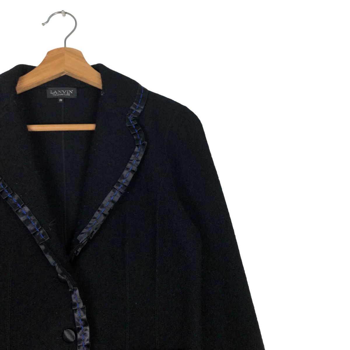 Lanvin 🔥Rich Black Cropped Jacket Lanvin Collection Size US M / EU 48-50 / 2 - 6 Thumbnail