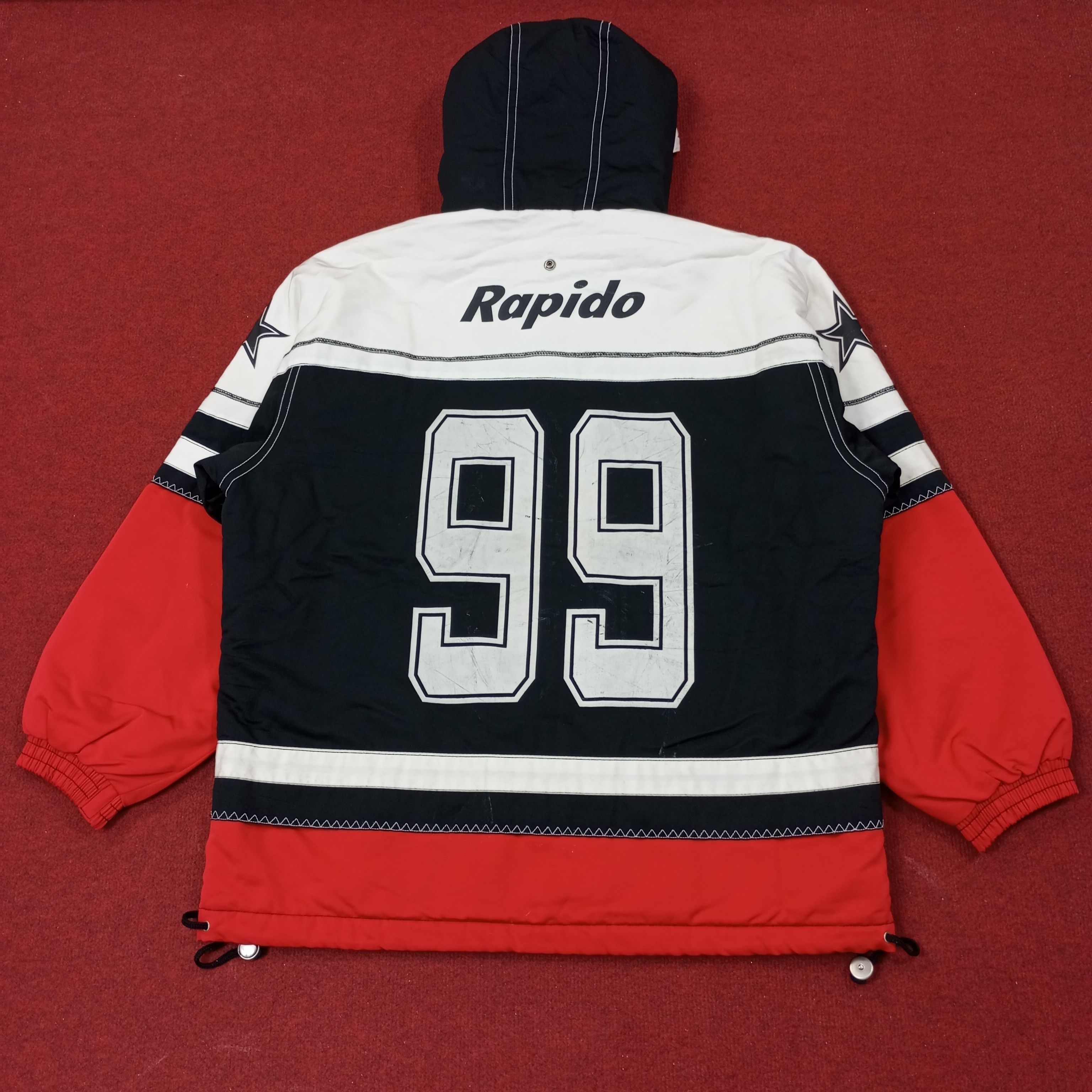 Vintage Rapido Winter Style Half Zipper Jacket c251n Size US XXL / EU 58 / 5 - 4 Thumbnail