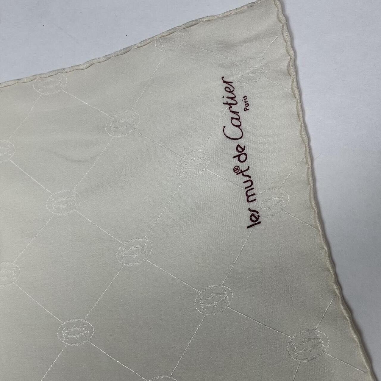 Cartier Cartier Scarf Silk Scarf Monogram Must De Cartier Paris Size ONE SIZE - 3 Thumbnail