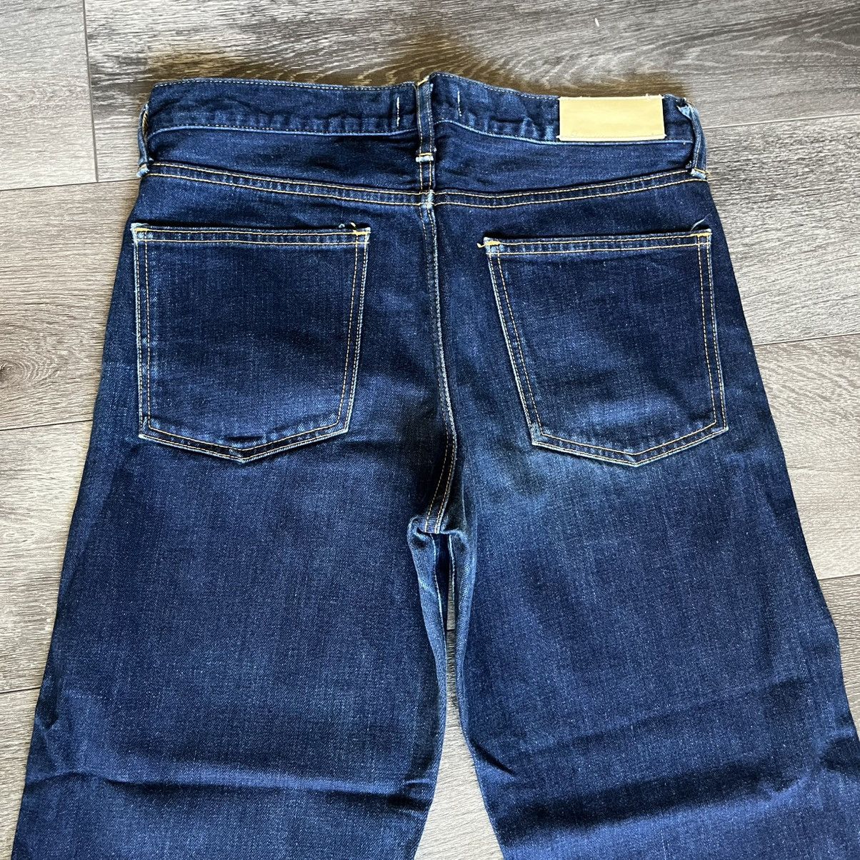 Japanese Brand Vintage Fire Service Japanese Raw Denim Selvedge Jeans 26x26 Size US 26 / EU 42 - 4 Thumbnail
